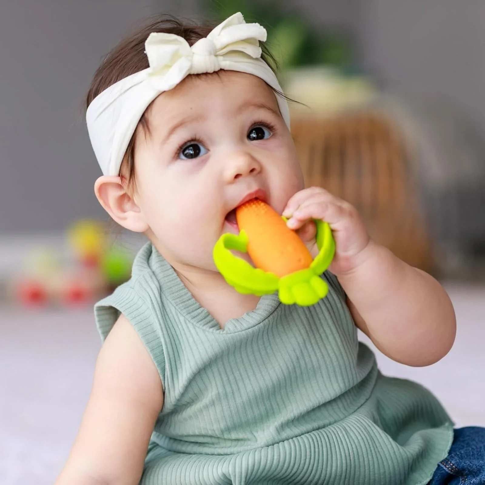 Infantino Lil' Nibbles Teether - Carrot - Image 6