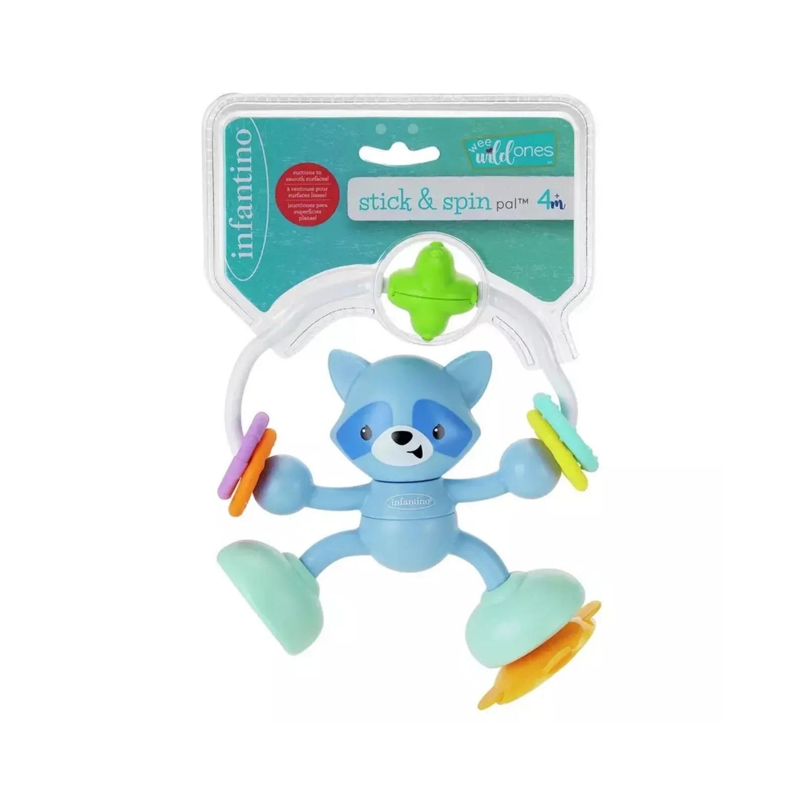 Infantino Stick & Spin High Chair Pal - Racoon - Image 2