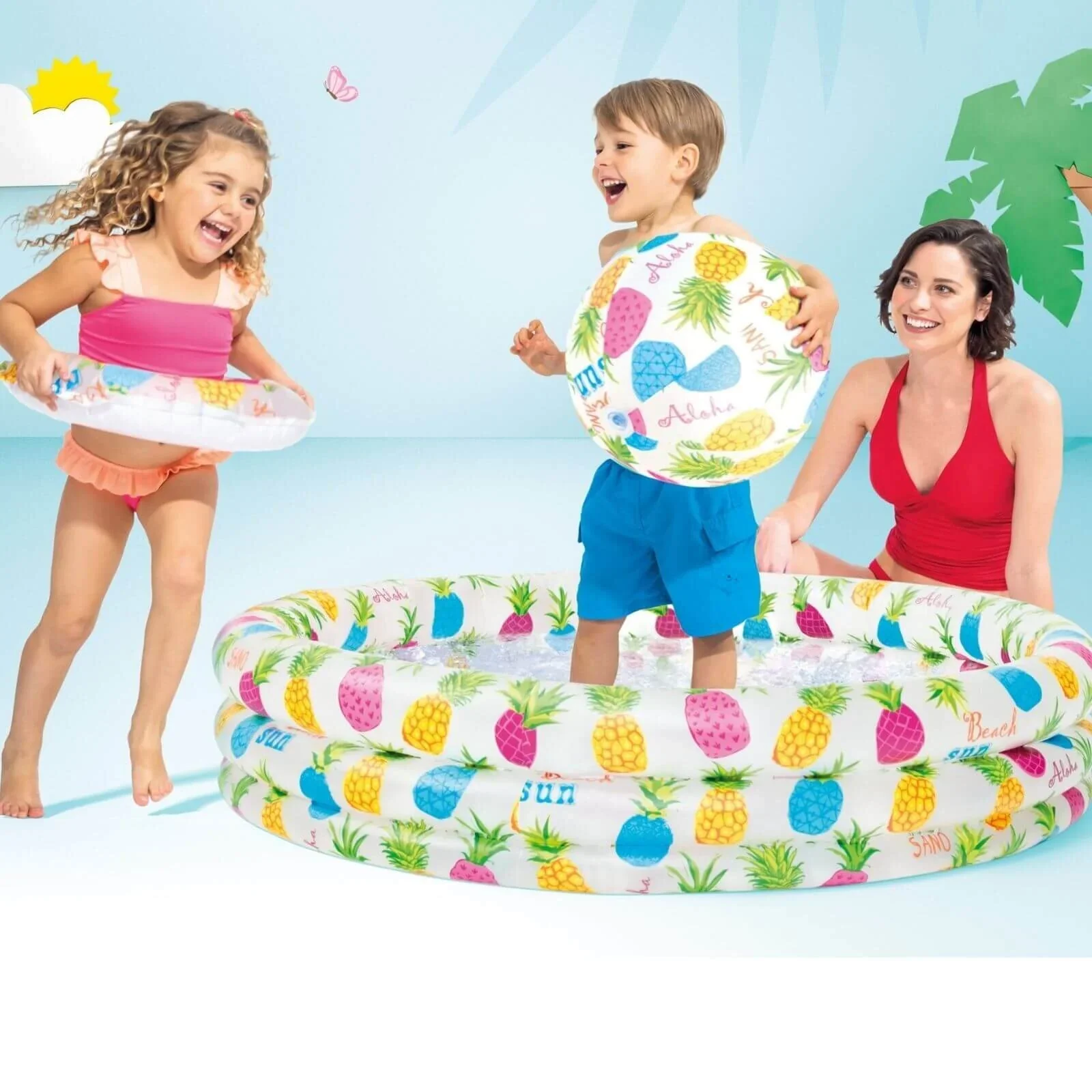 INTEX 52" Pineapple Play Set - Image 3