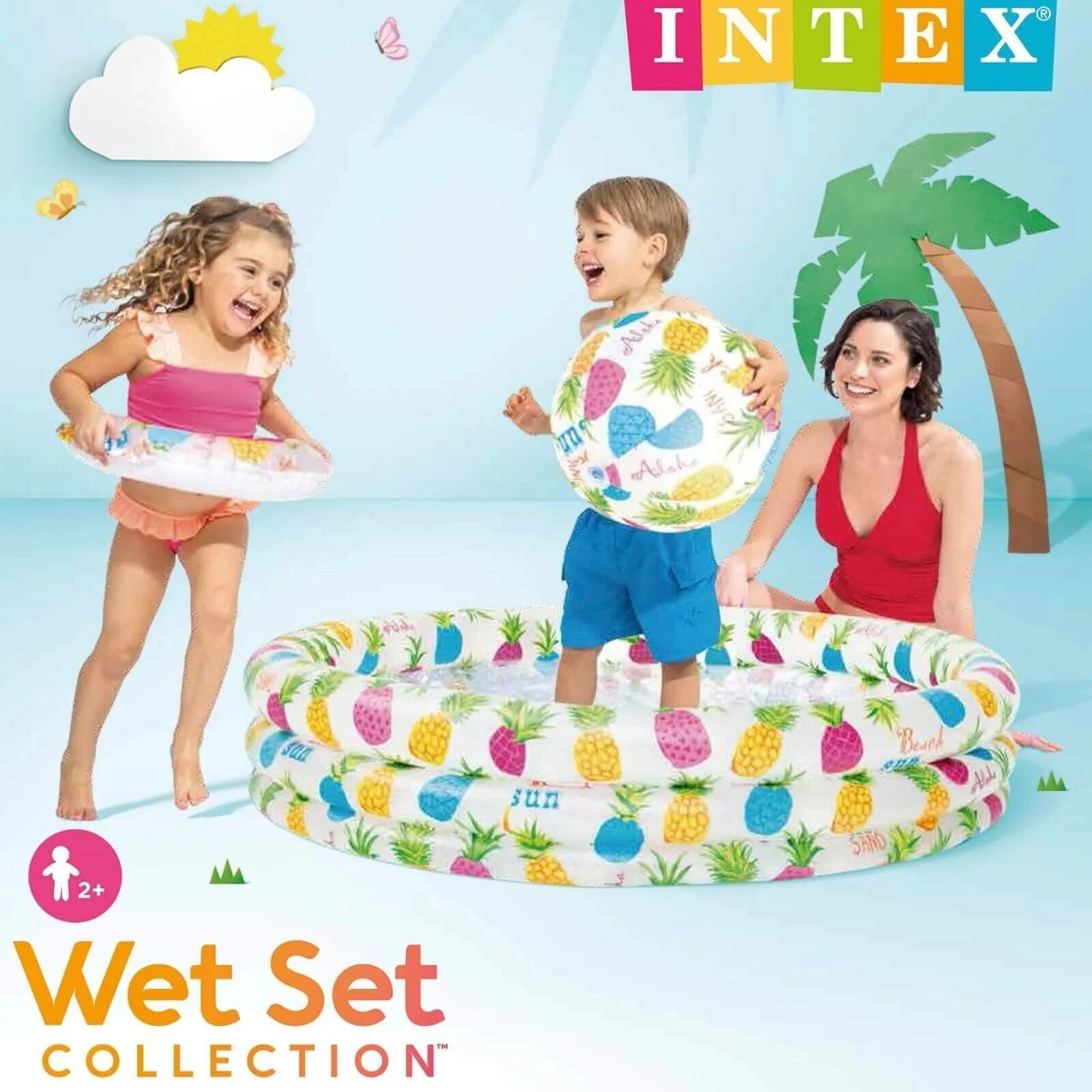 INTEX 52" Pineapple Play Set - Image 4