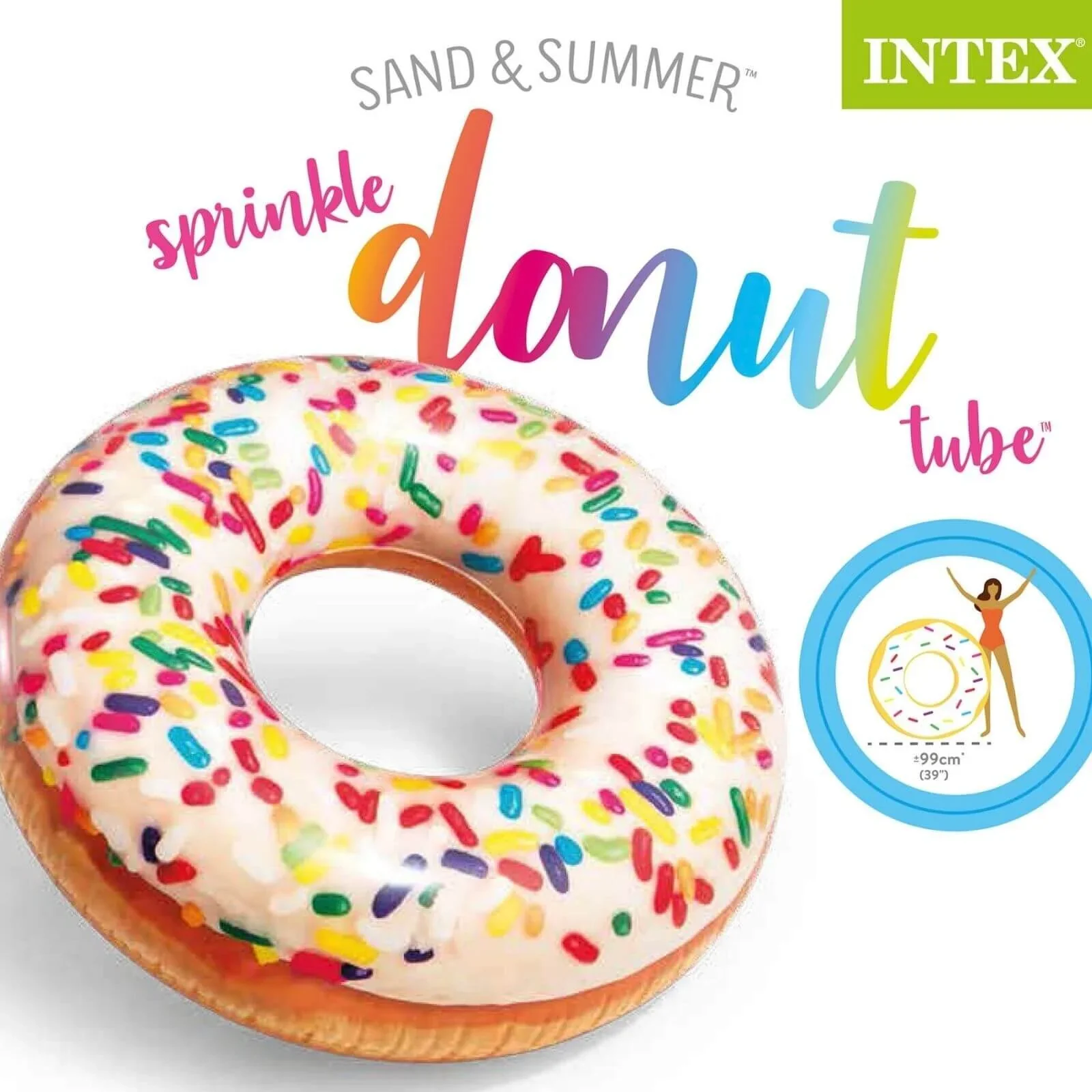 INTEX Sprinkle Donut Swim Ring - Image 3