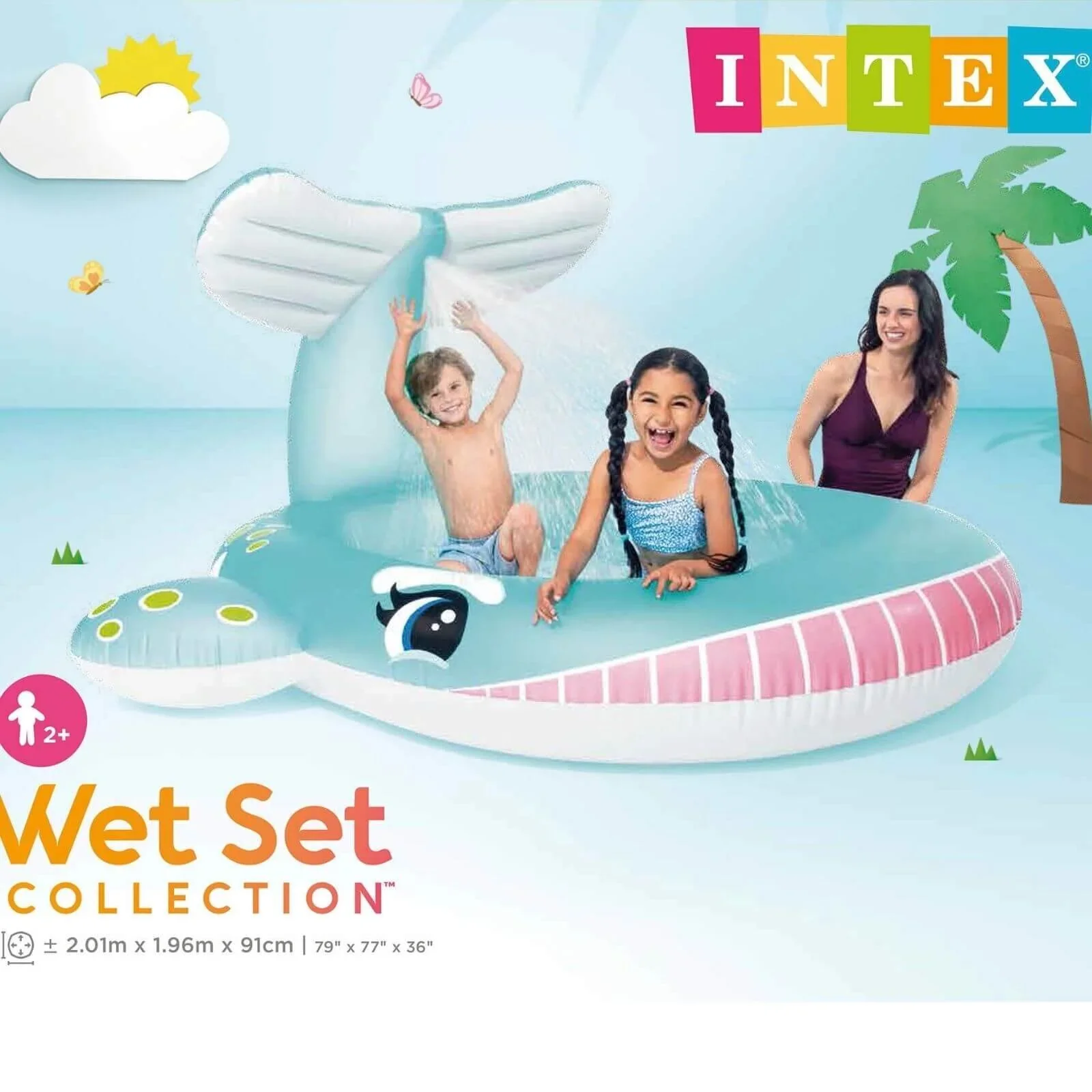 INTEX Whale Spray Pool - Image 5