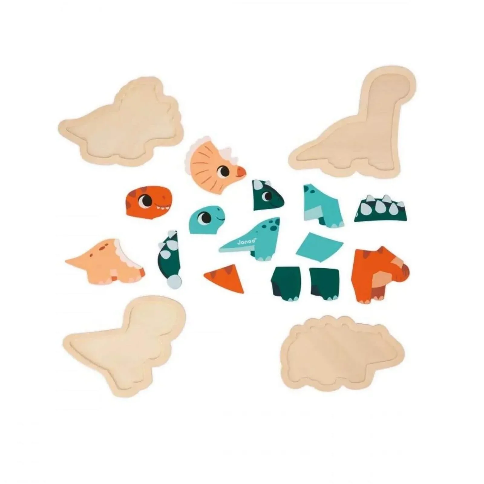 Janod 4 Progressive Puzzles Dino - Image 3