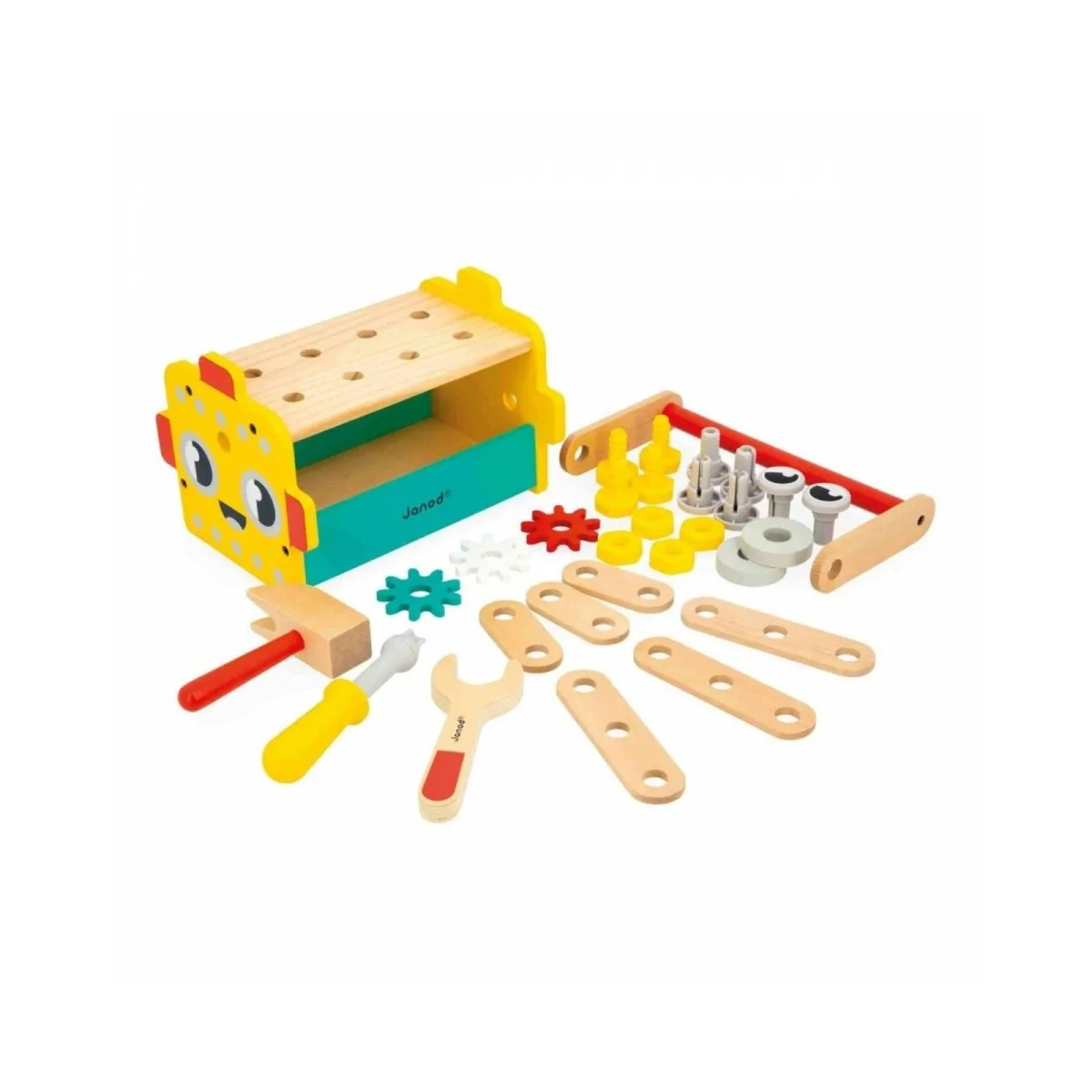 Janod Brico Kids Robot Tool Box - Image 2