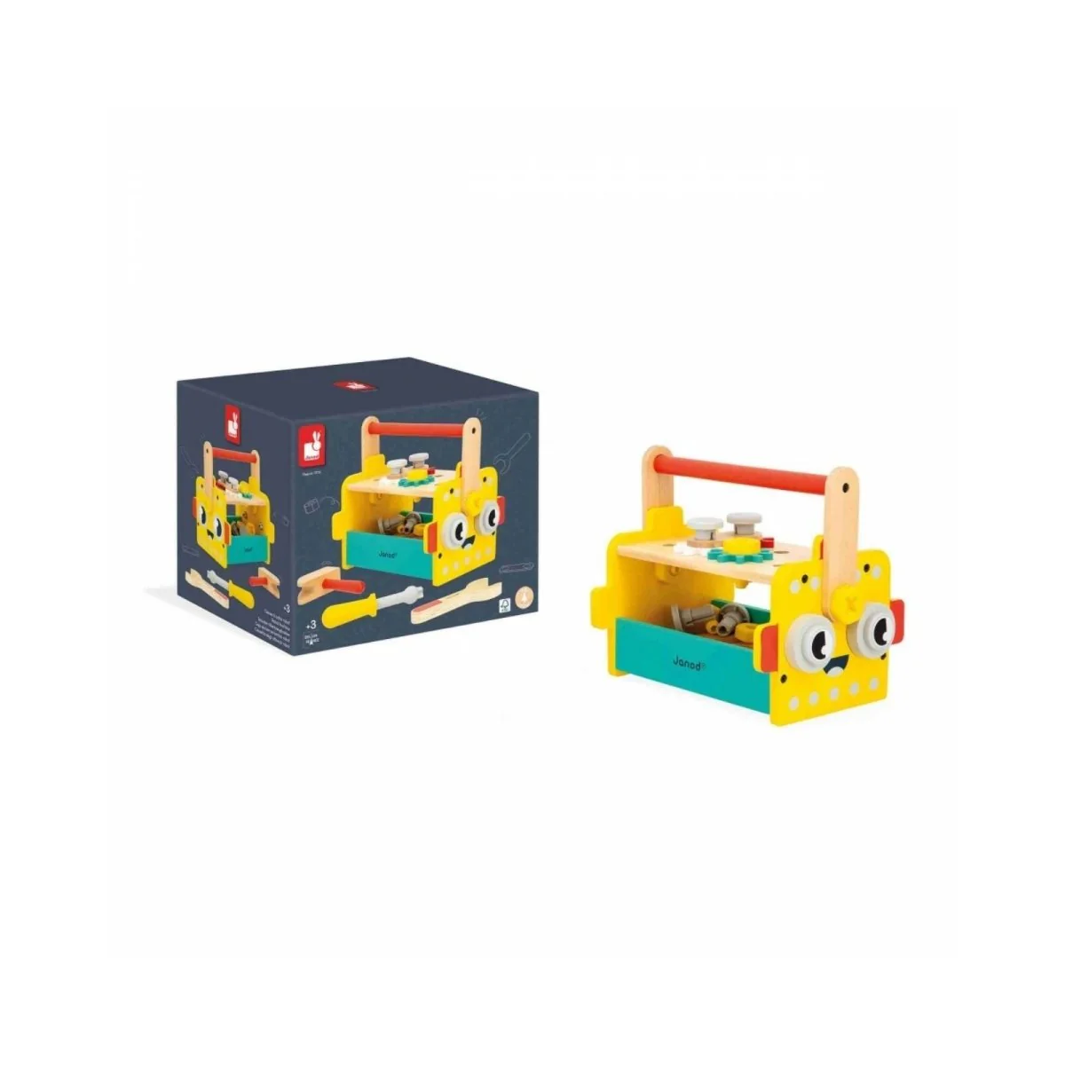 Janod Brico Kids Robot Tool Box - Image 4