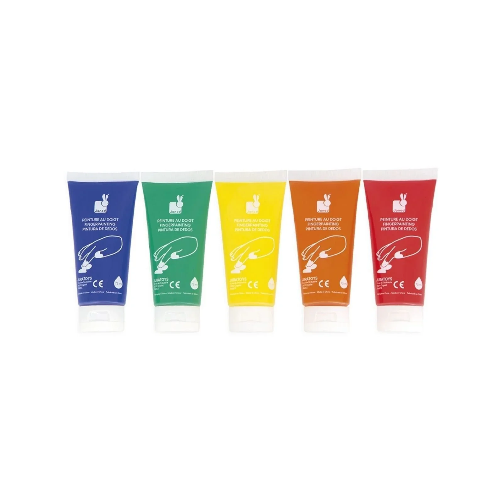Janod Finger Paints 5 pcs - Image 2