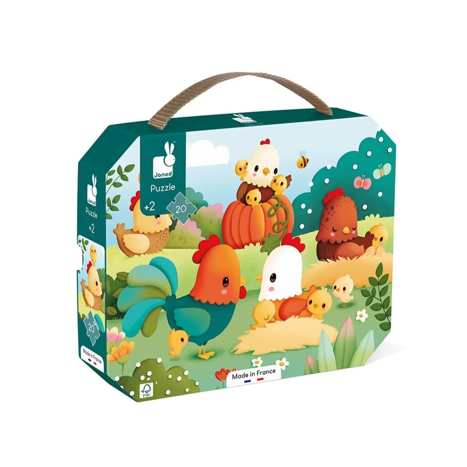 Janod Puzzle Welcome to the Farmyard 20 pcs - Image 5