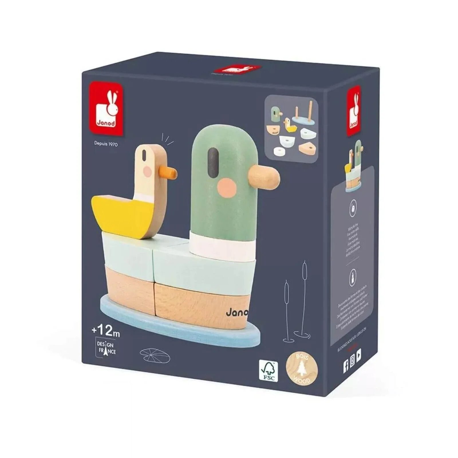 Janod Stackable Ducks Sweet Cocoon - Image 6