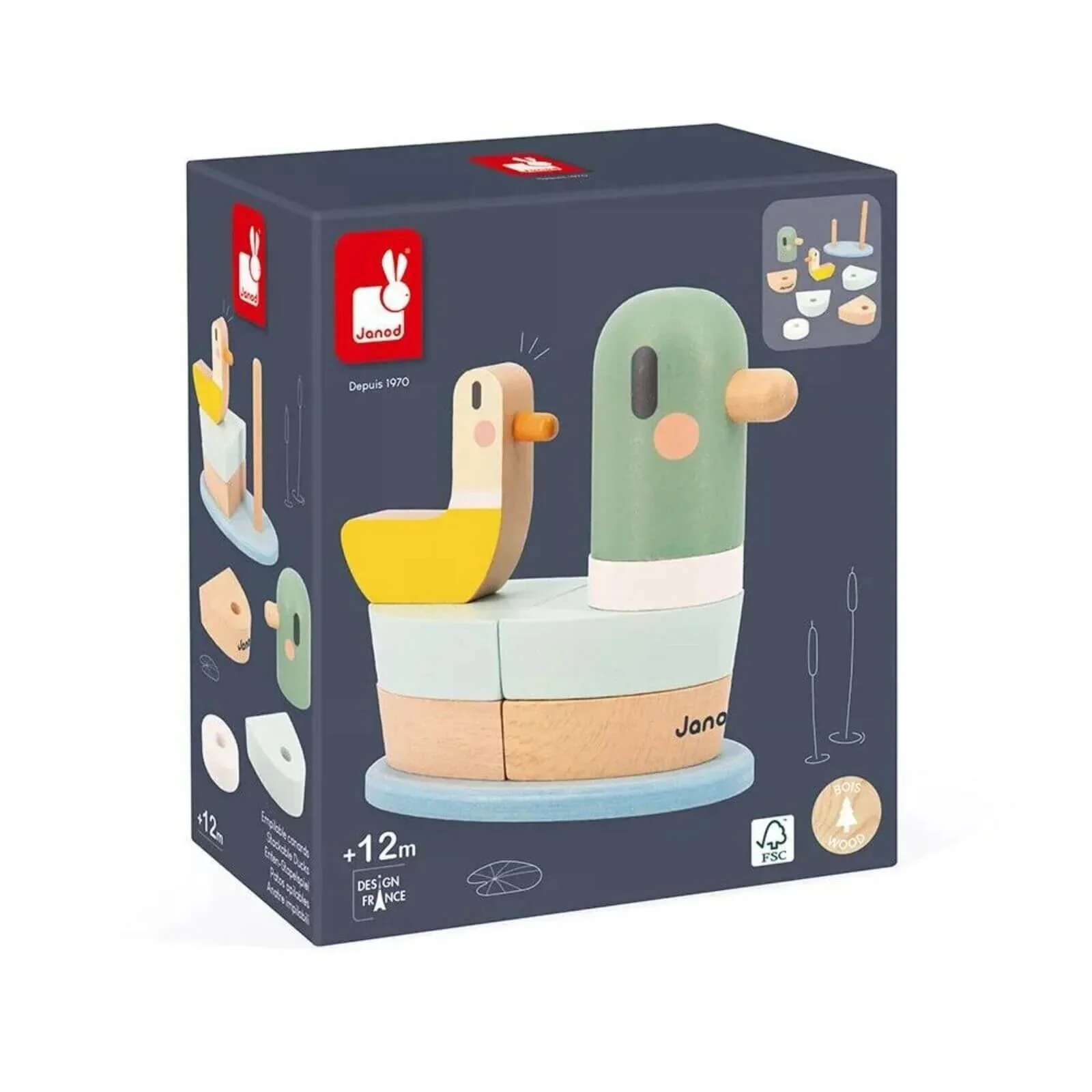Janod Stackable Ducks Sweet Cocoon - Image 7