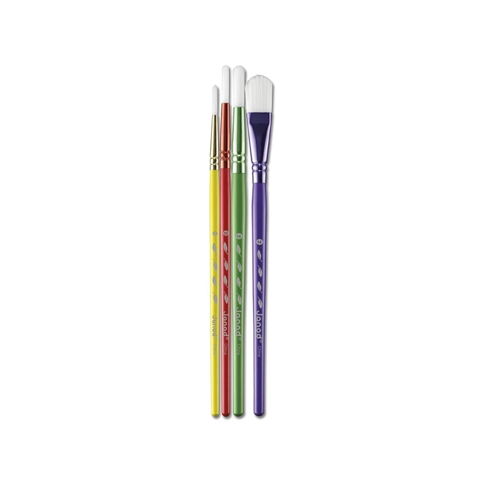 Janod Synthentic Paint Brushes 4 pcs - Image 2