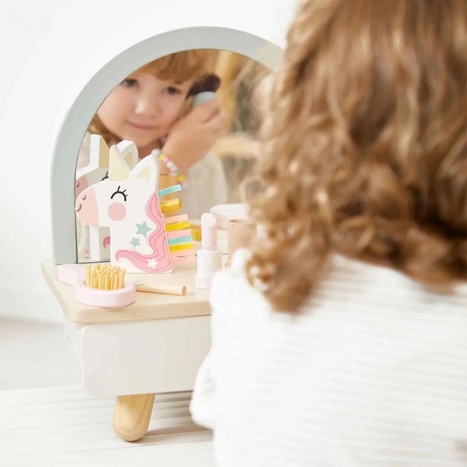 Janod Wooden Dressing Table - Unicorn - Image 3