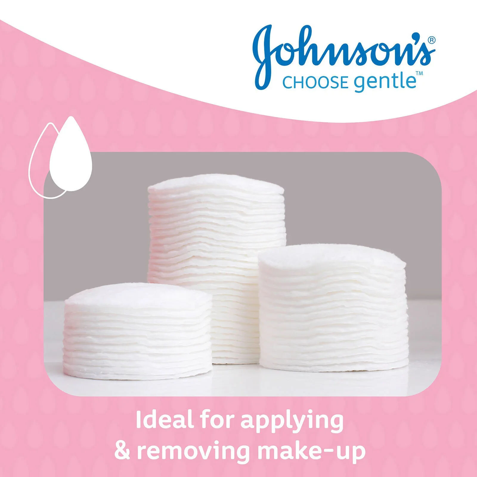 Johnson's Baby Cotton Pads 50 pads - Image 4