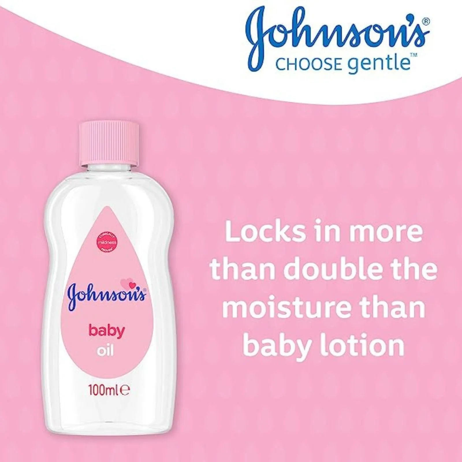 Johnson's Baby Oil 100ml - Image 3