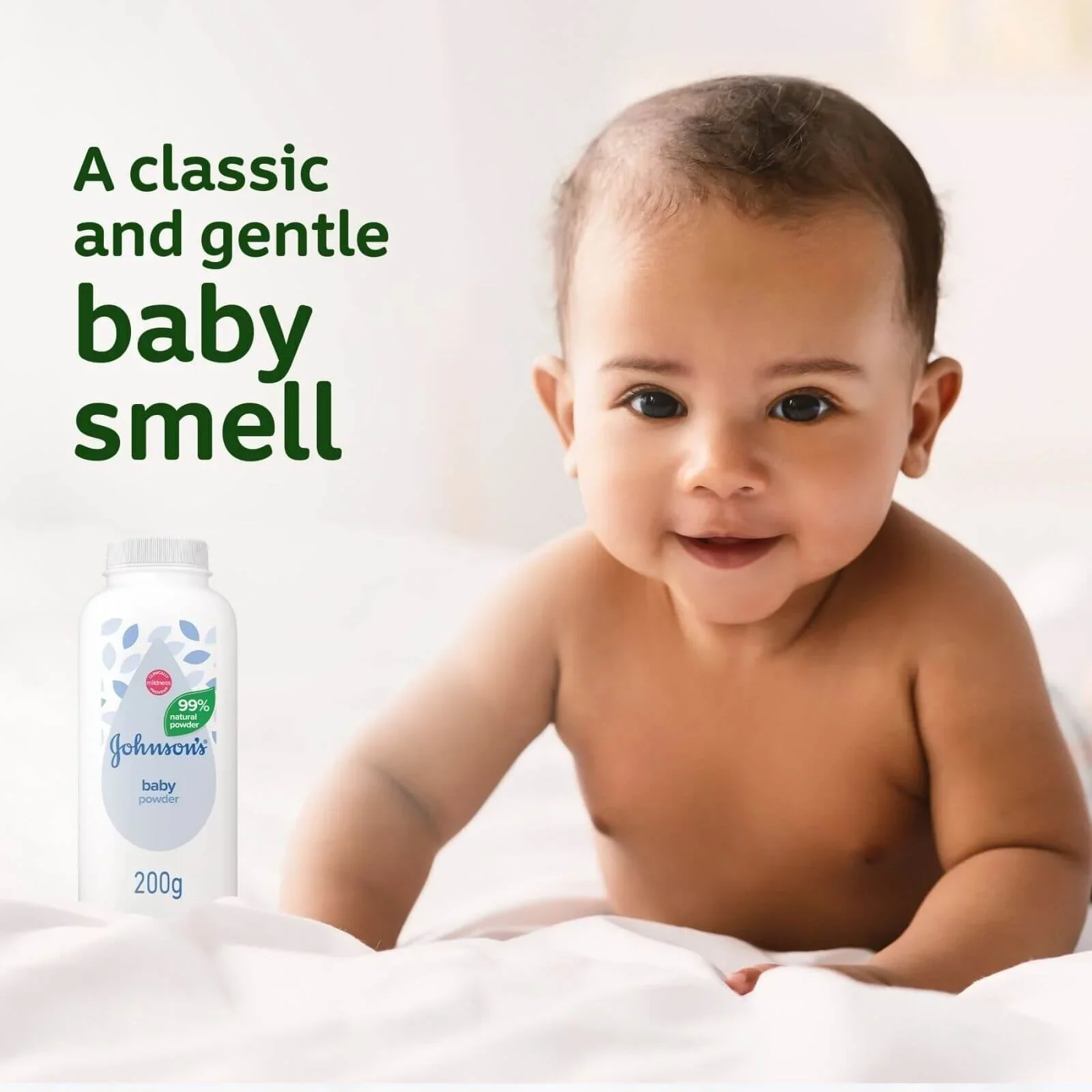 Johnson's Baby Powder Natural 200g - Image 5