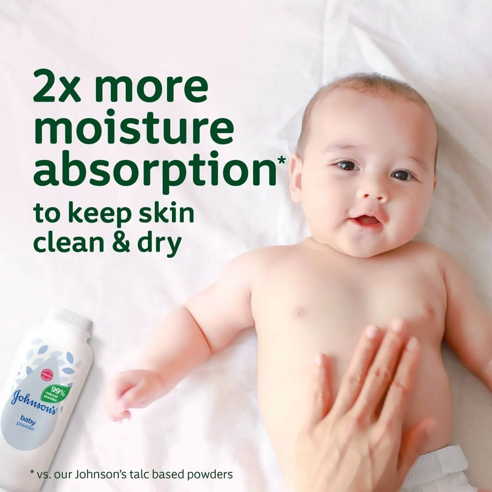 Johnson's Baby Powder Natural 200g - Image 6