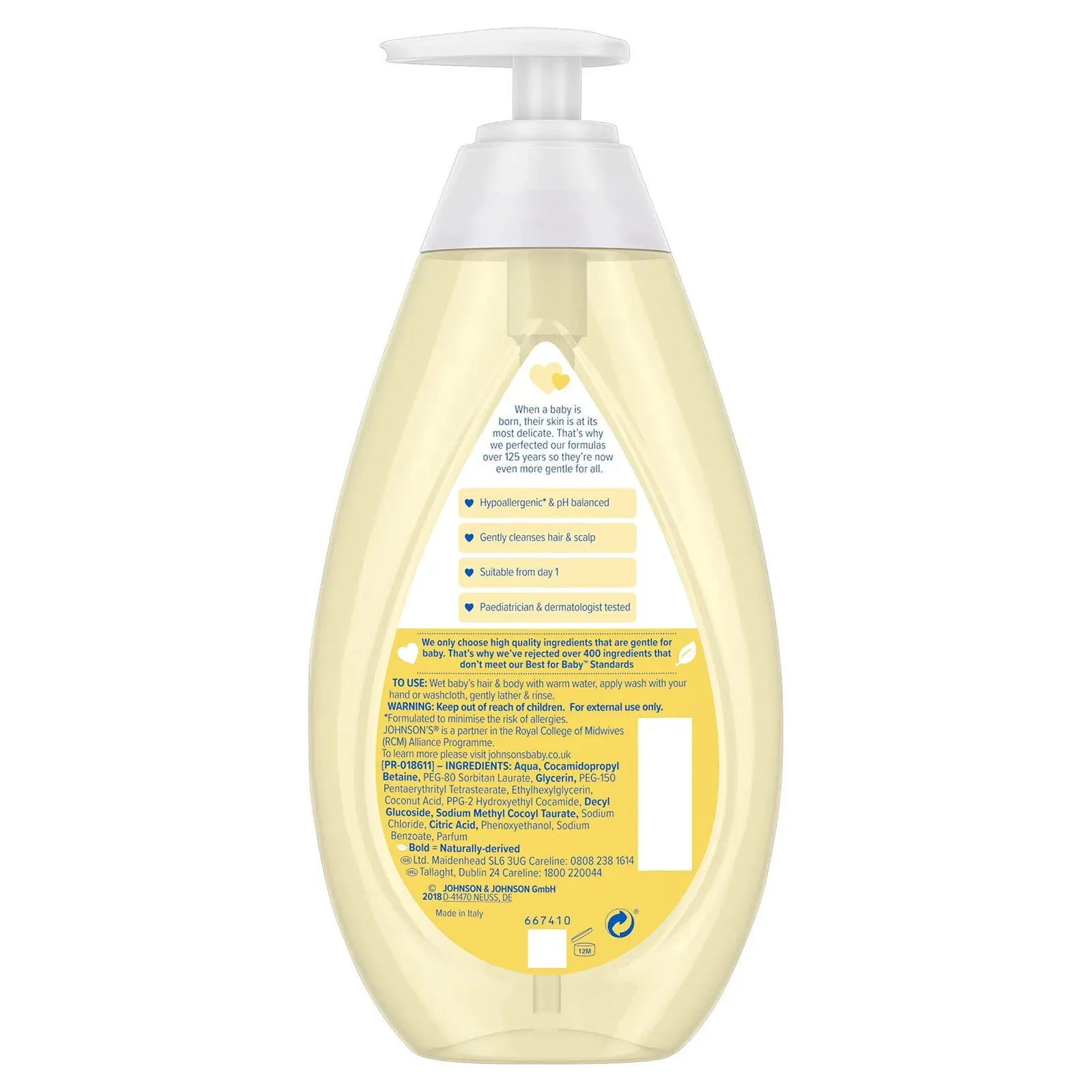 Johnson's Baby Top to Toe Wash 500ml - Image 2