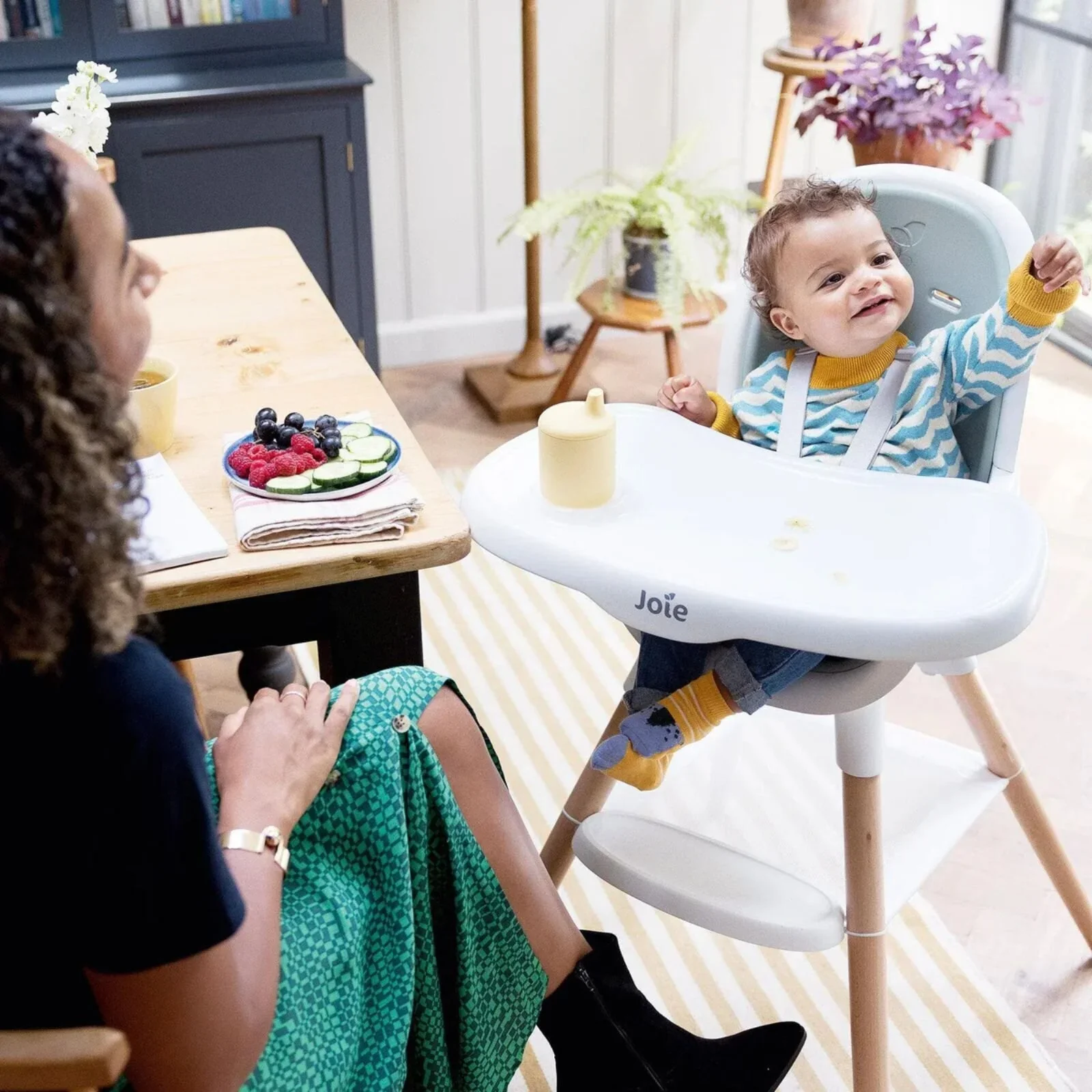 Joie Chestnut Highchair - Mist - Image 8