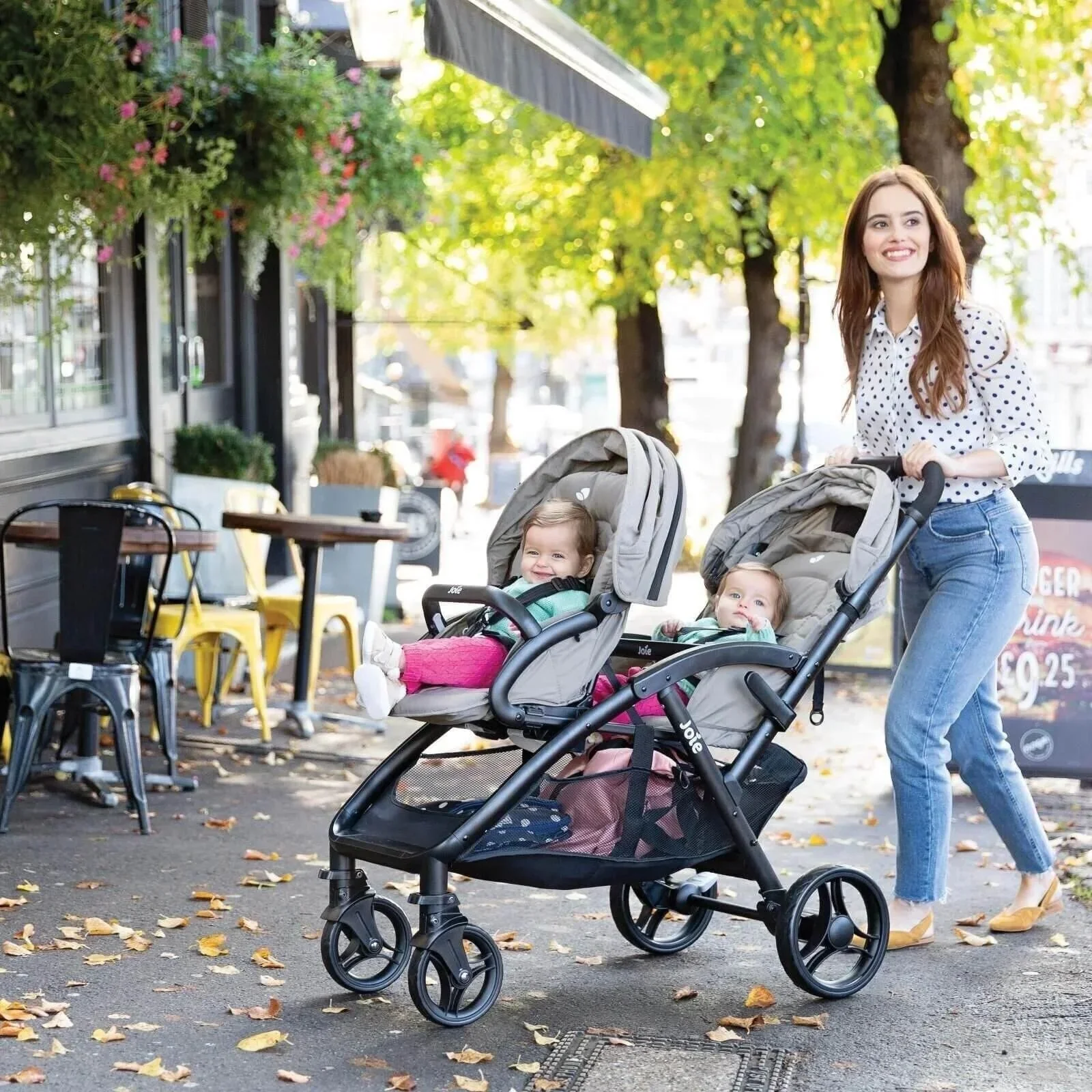 Joie EvaLite Duo Stroller - Pebble - Image 10