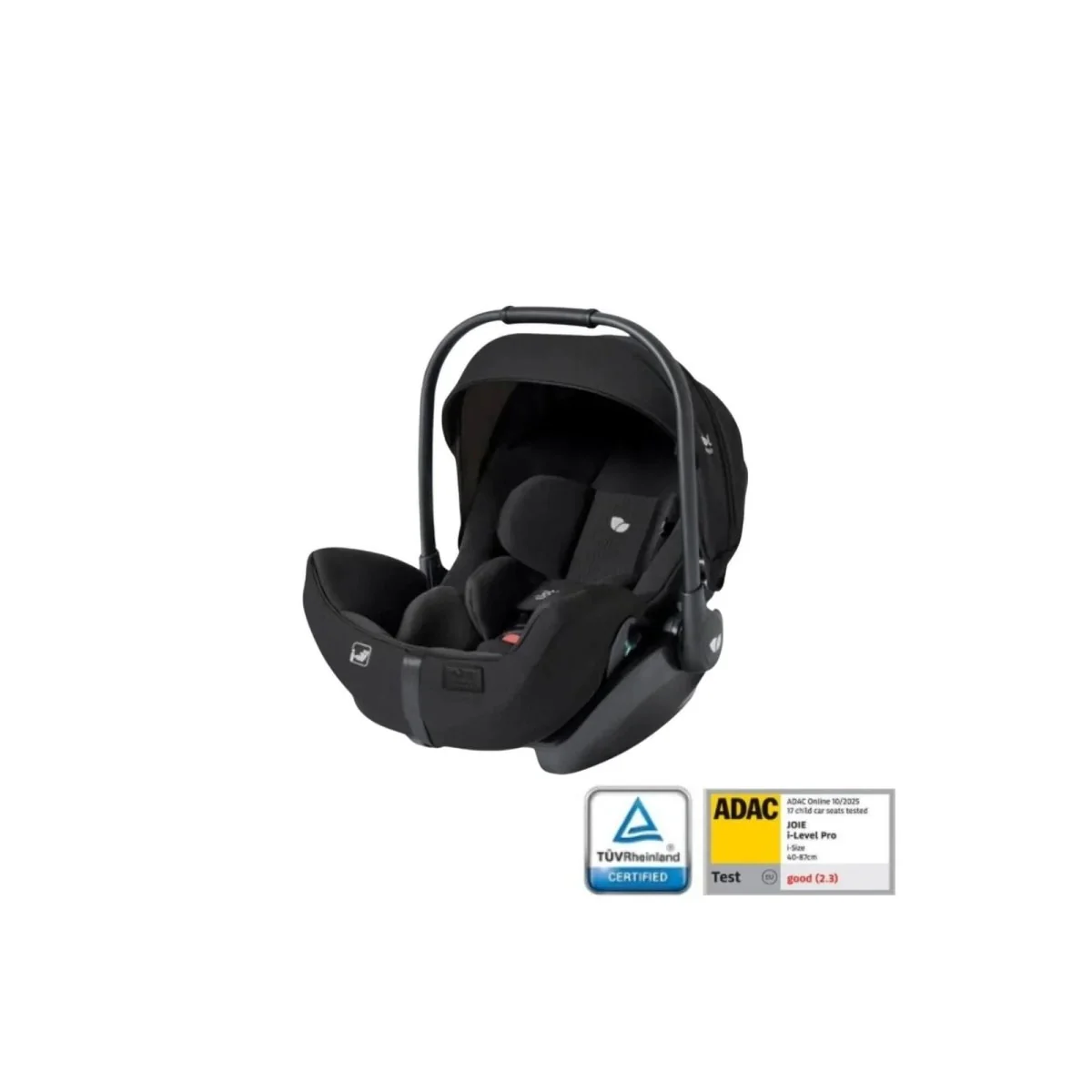 Joie Finit Flex Signature Pushchair with I-Level Car Seat & Ramble XL Signature Carrycot Travel System - Evergreen - Image 4