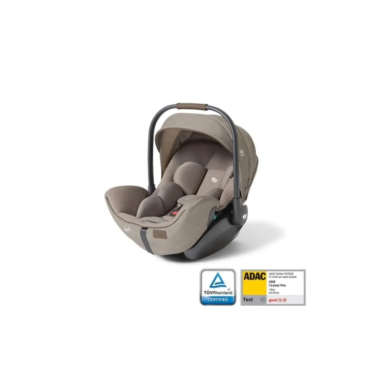 Joie Finit Flex Signature Pushchair with I-Level Car Seat & Ramble XL Signature Carrycot Travel System - Maple - Image 3