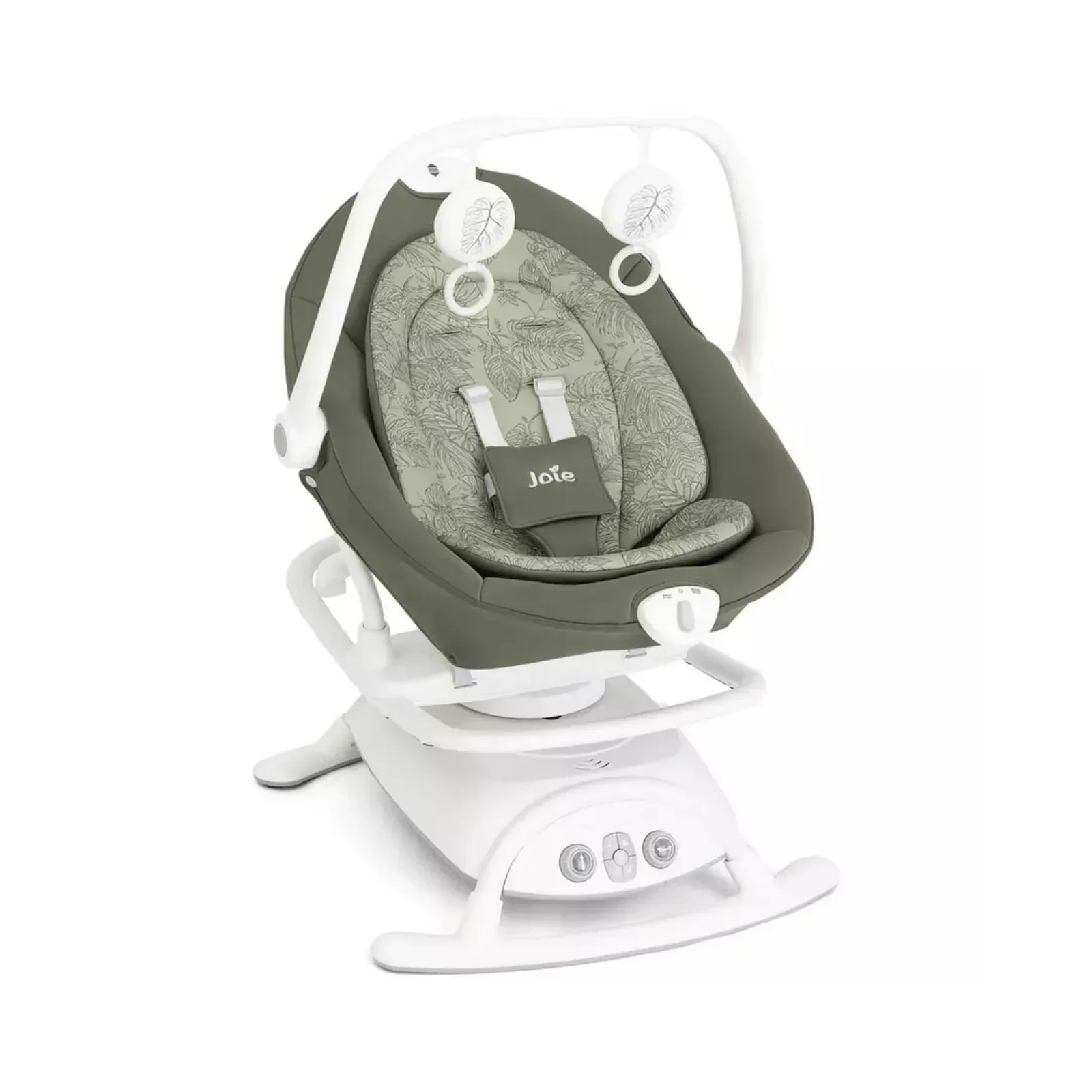 Joie Finiti Signature Pushchair with Sprint Car Seat & Calmi Carrycot & Sansa Rocker - Oyster - Image 5