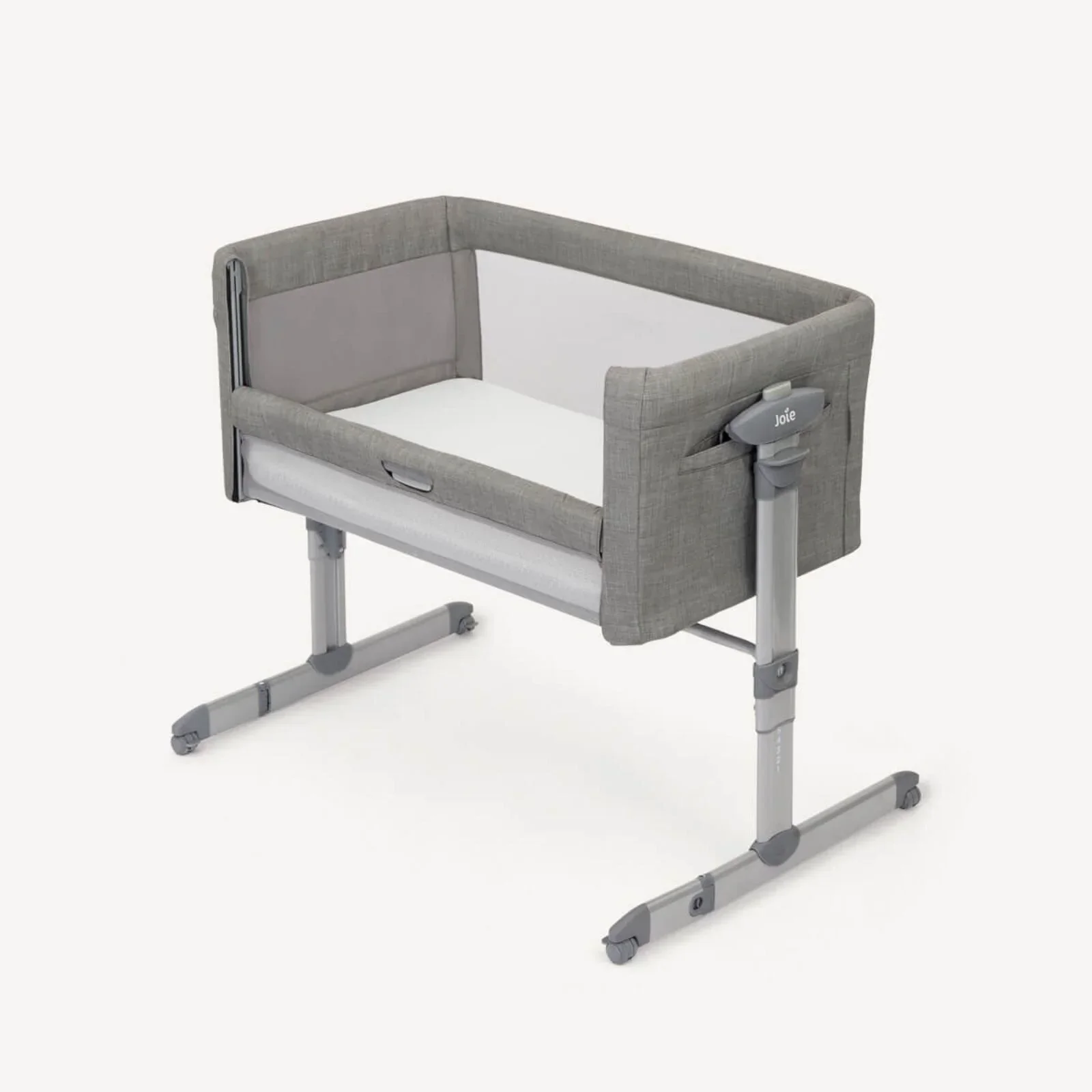 Joie Finiti Signature Pushchair with Sprint Car Seat & Calmi Carrycot & Sansa Rocker & Roomie Glide Crib - Oyster - Image 5