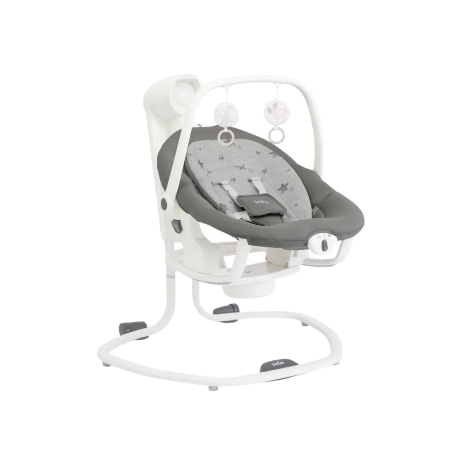 Joie Finiti Signature Pushchair with Sprint Car Seat & Calmi Carrycot & Sansa Rocker & Roomie Glide Crib - Oyster - Image 6
