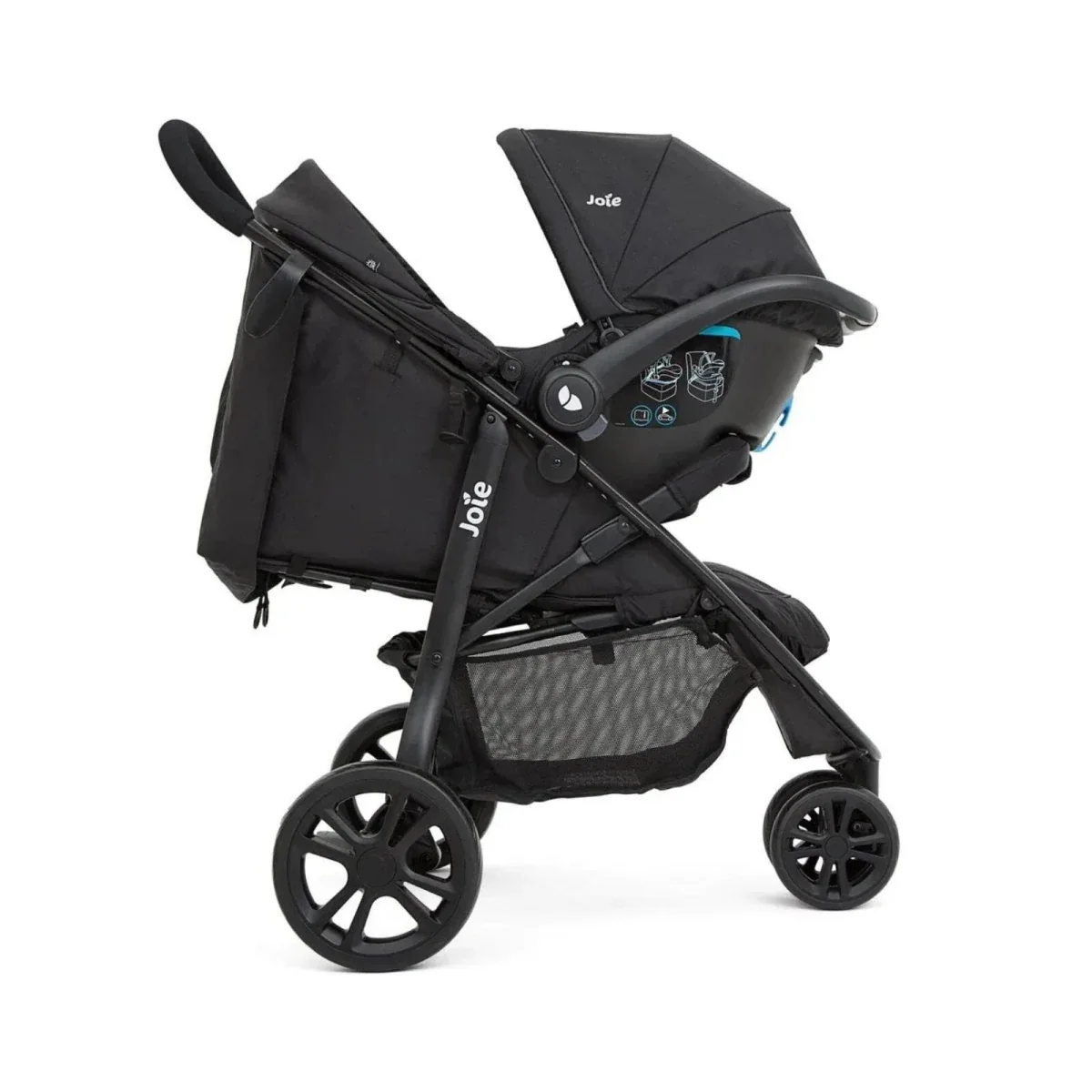 Joie Litetrax 3 Baby Stroller - Coal - Image 6