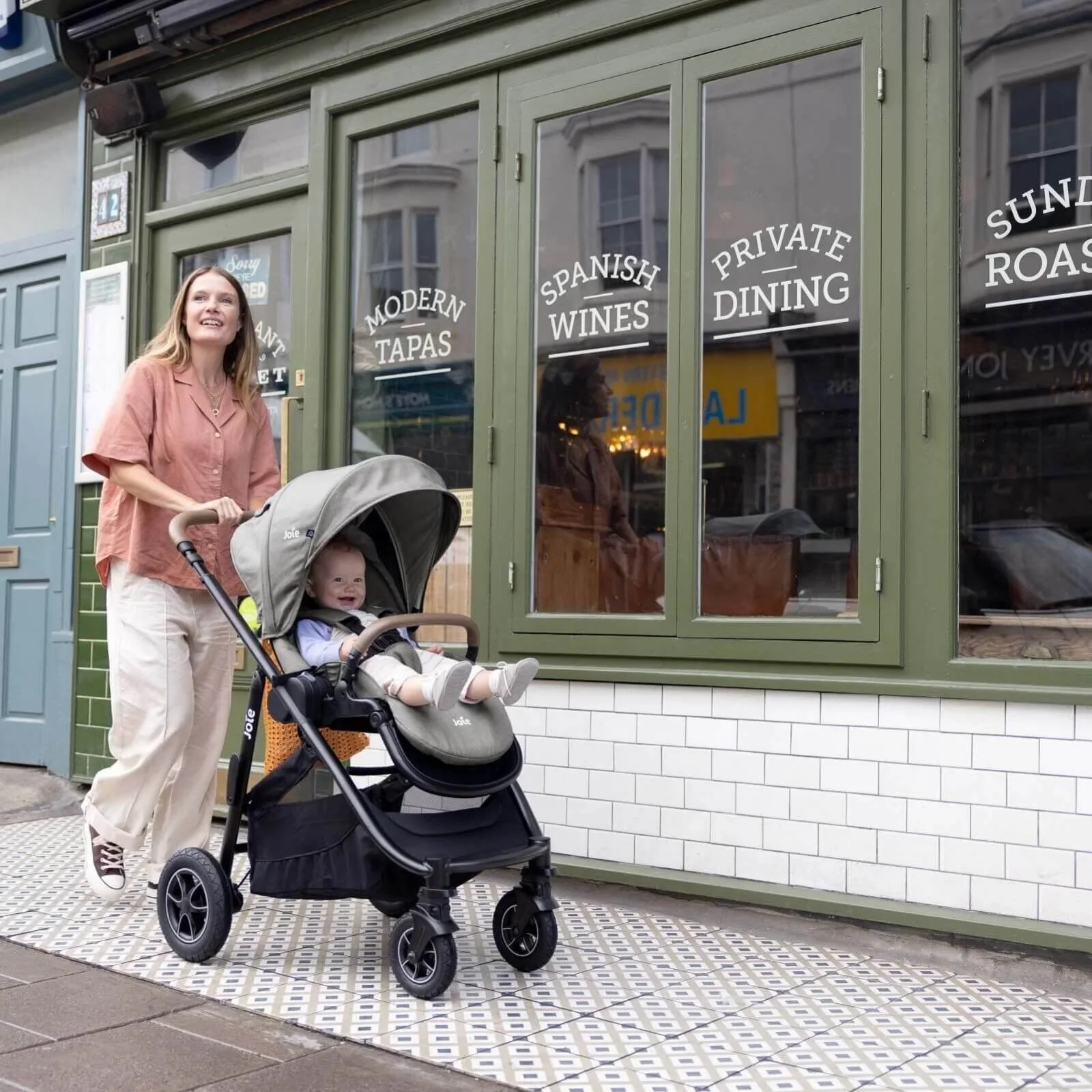 Joie Versatrax Baby Stroller - Pebble - Image 10