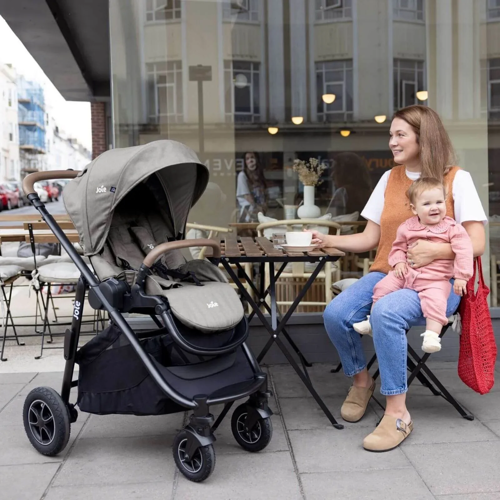 Joie Versatrax Baby Stroller - Pebble - Image 13