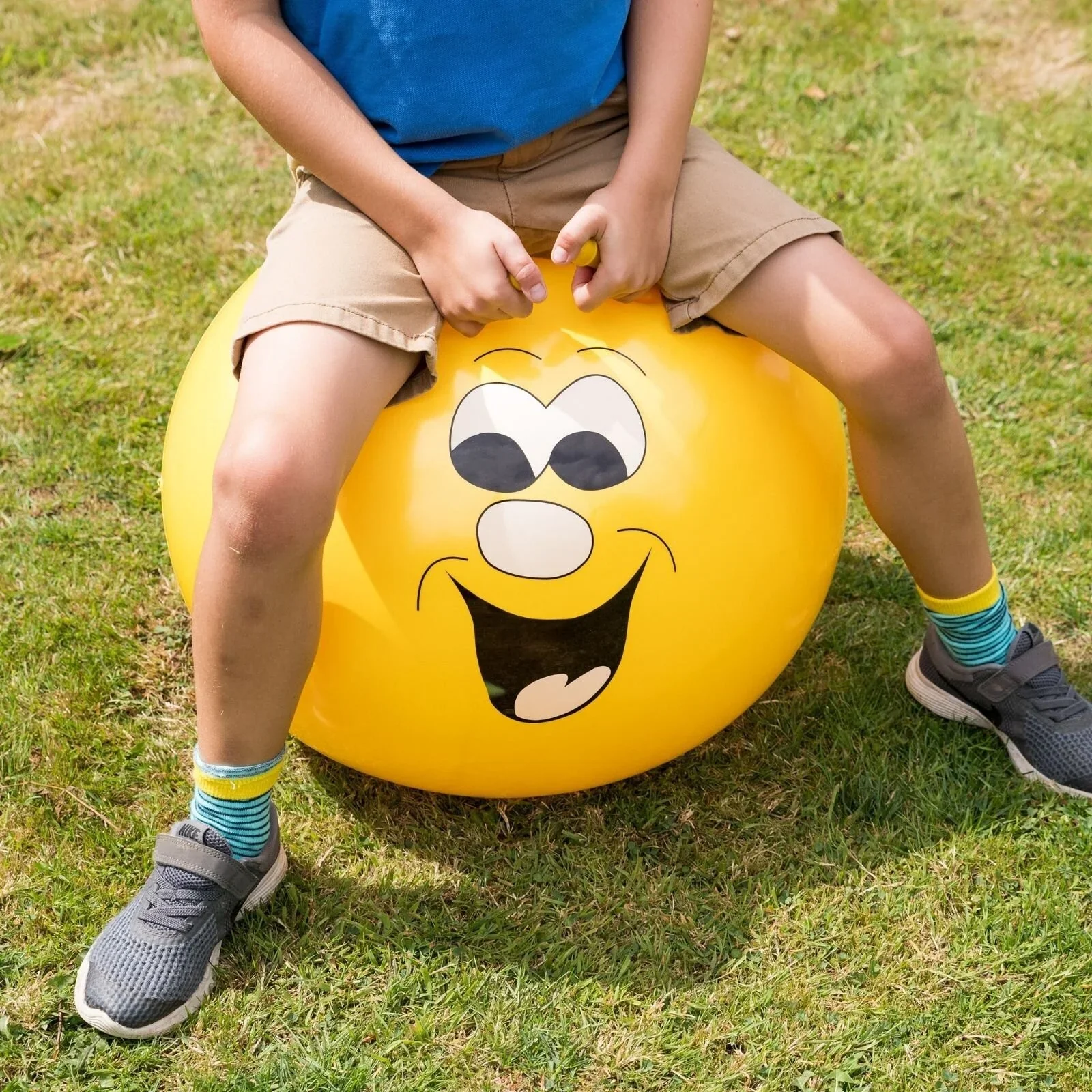 Jump 'N' Bounce Smiley Hopper 50cm - Yellow - Image 3