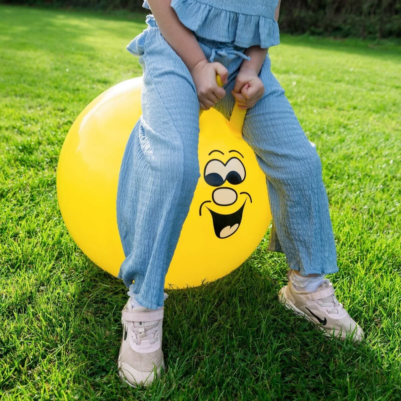 Jump 'N' Bounce Smiley Hopper 50cm - Yellow - Image 7