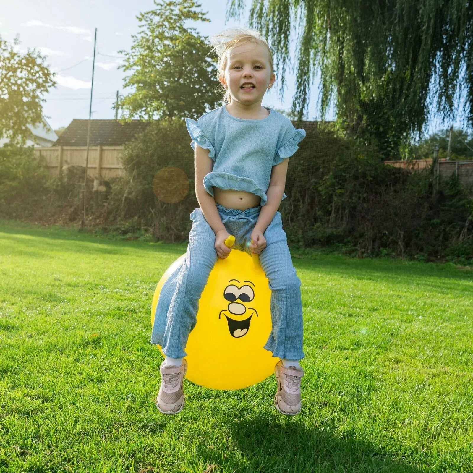 Jump 'N' Bounce Smiley Hopper 50cm - Yellow - Image 8