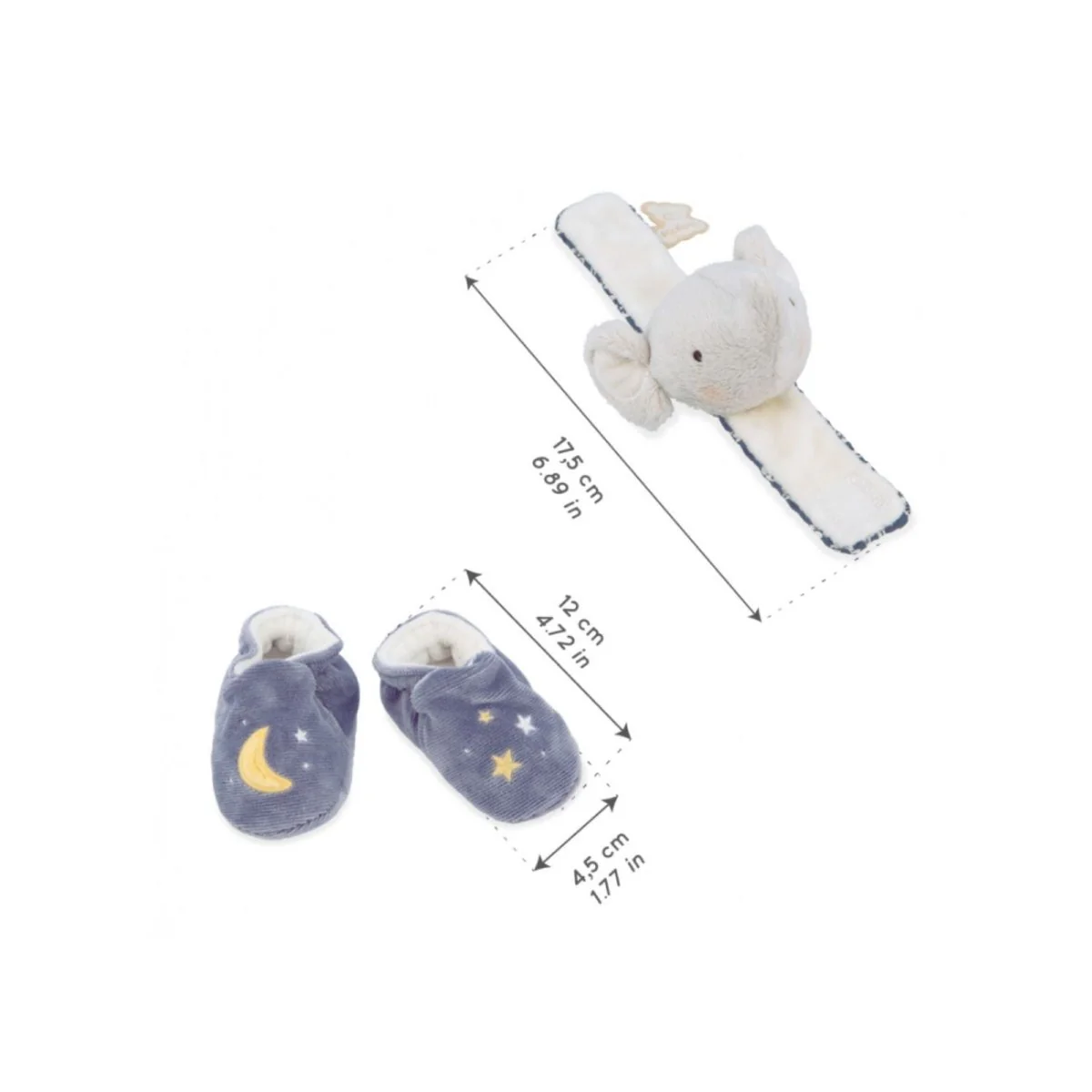 Kaloo Rattle & Slippers - Elephant - Image 5