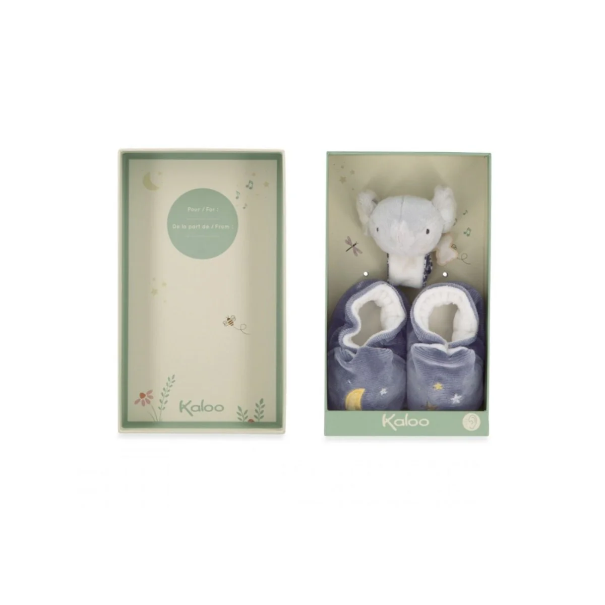 Kaloo Rattle & Slippers - Elephant - Image 6
