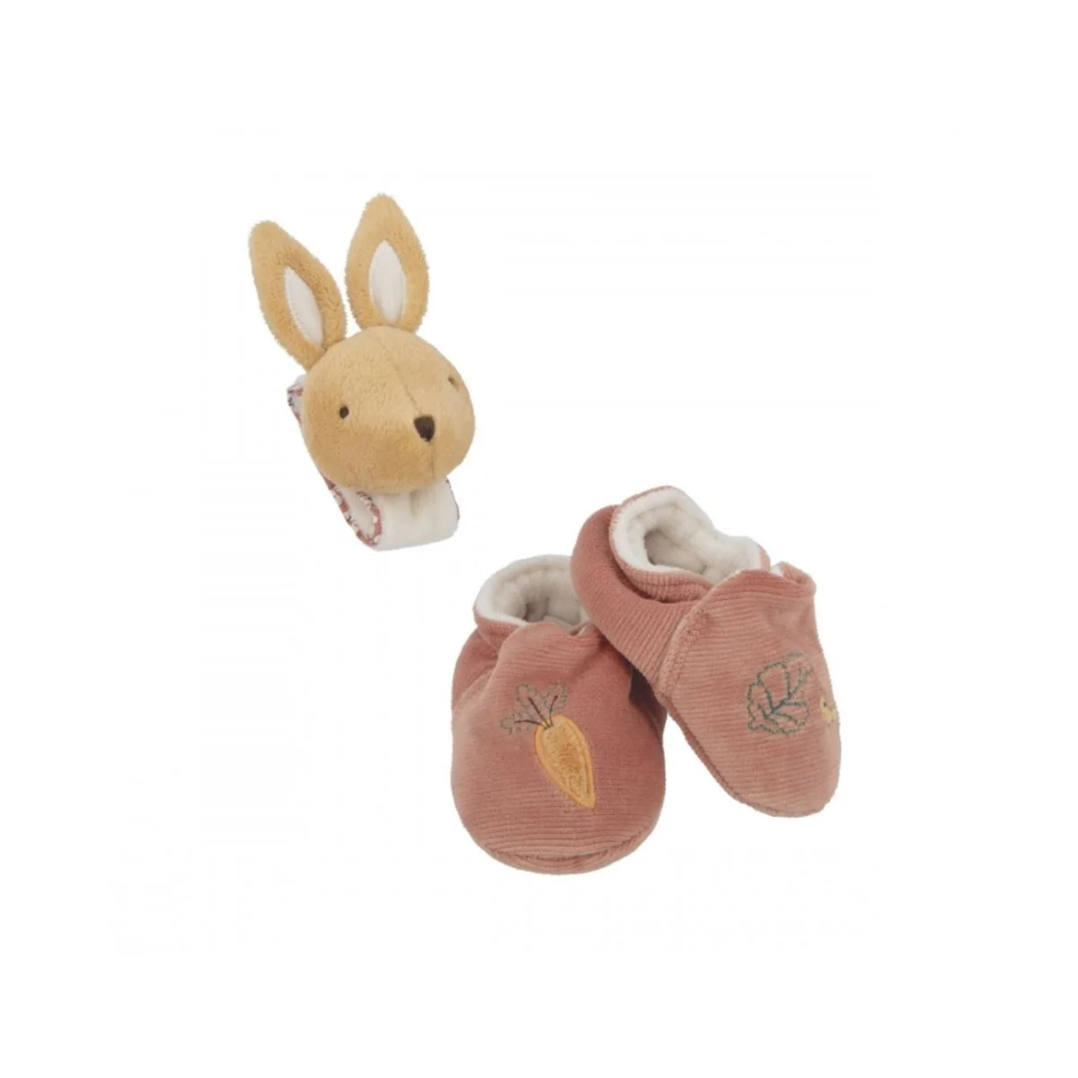 Kaloo Rattle & Slippers - Rabbit - Image 2