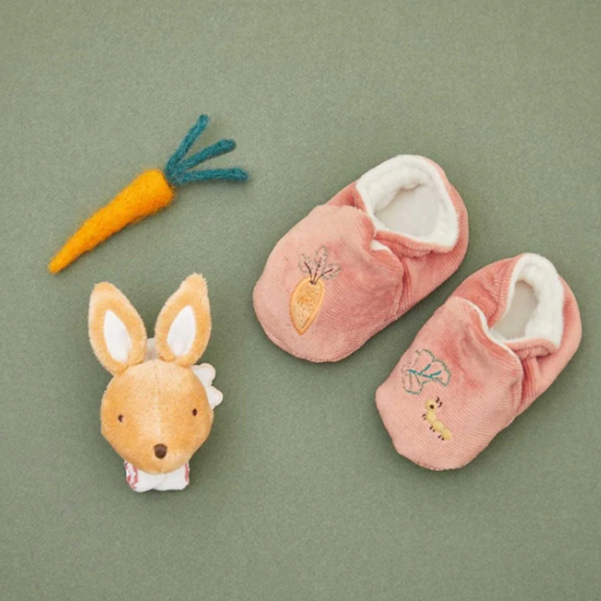 Kaloo Rattle & Slippers - Rabbit - Image 7