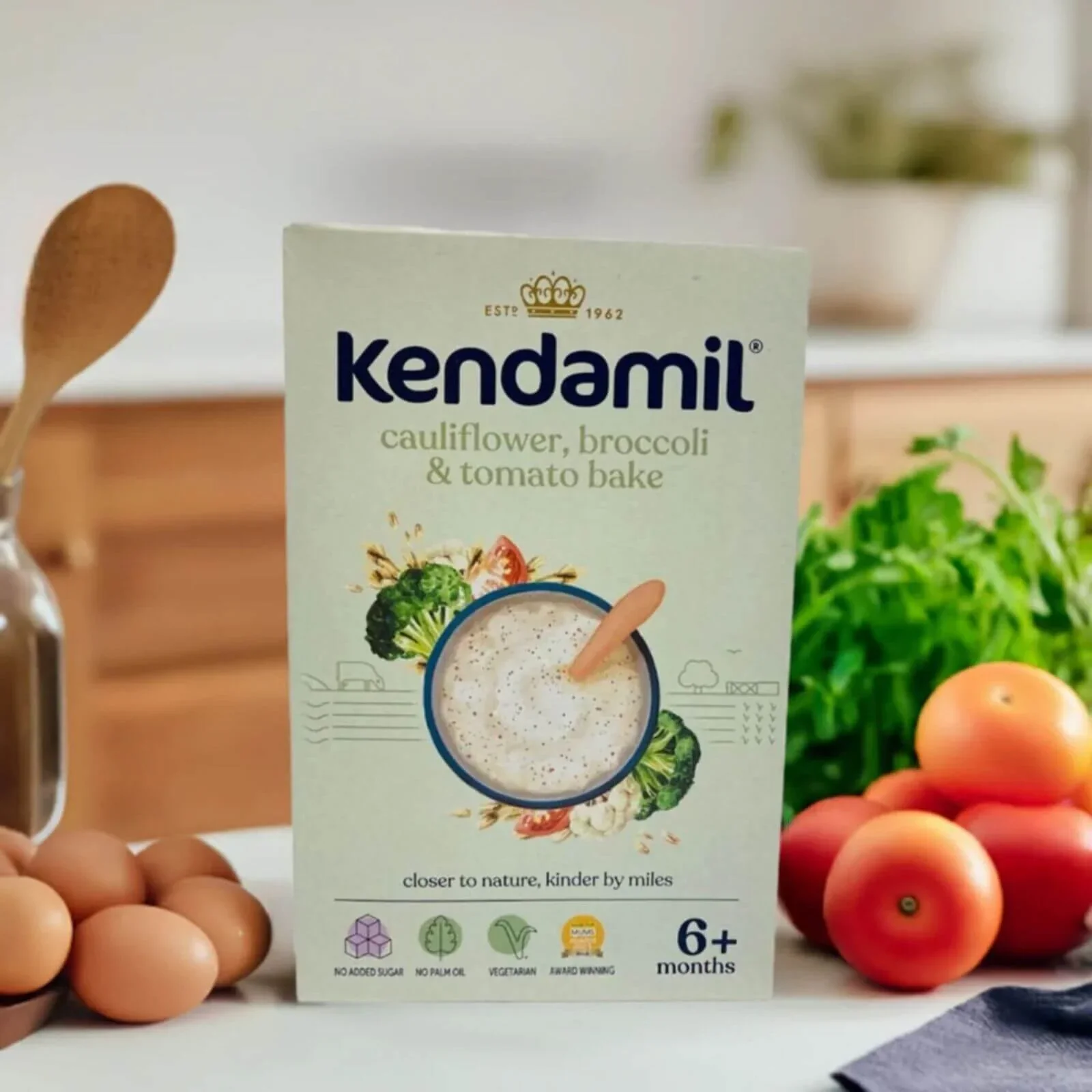 Kendamil Cauliflower Broccoli & Tomato Bake 6+ months 150g - Image 3