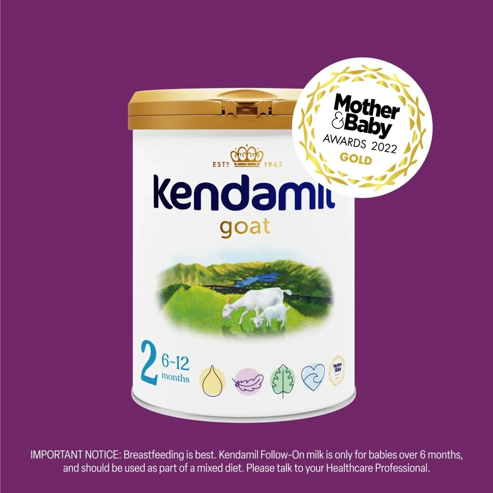 Kendamil Stage 2 Goat Follow-On Milk 6-12 months 800g - Image 7