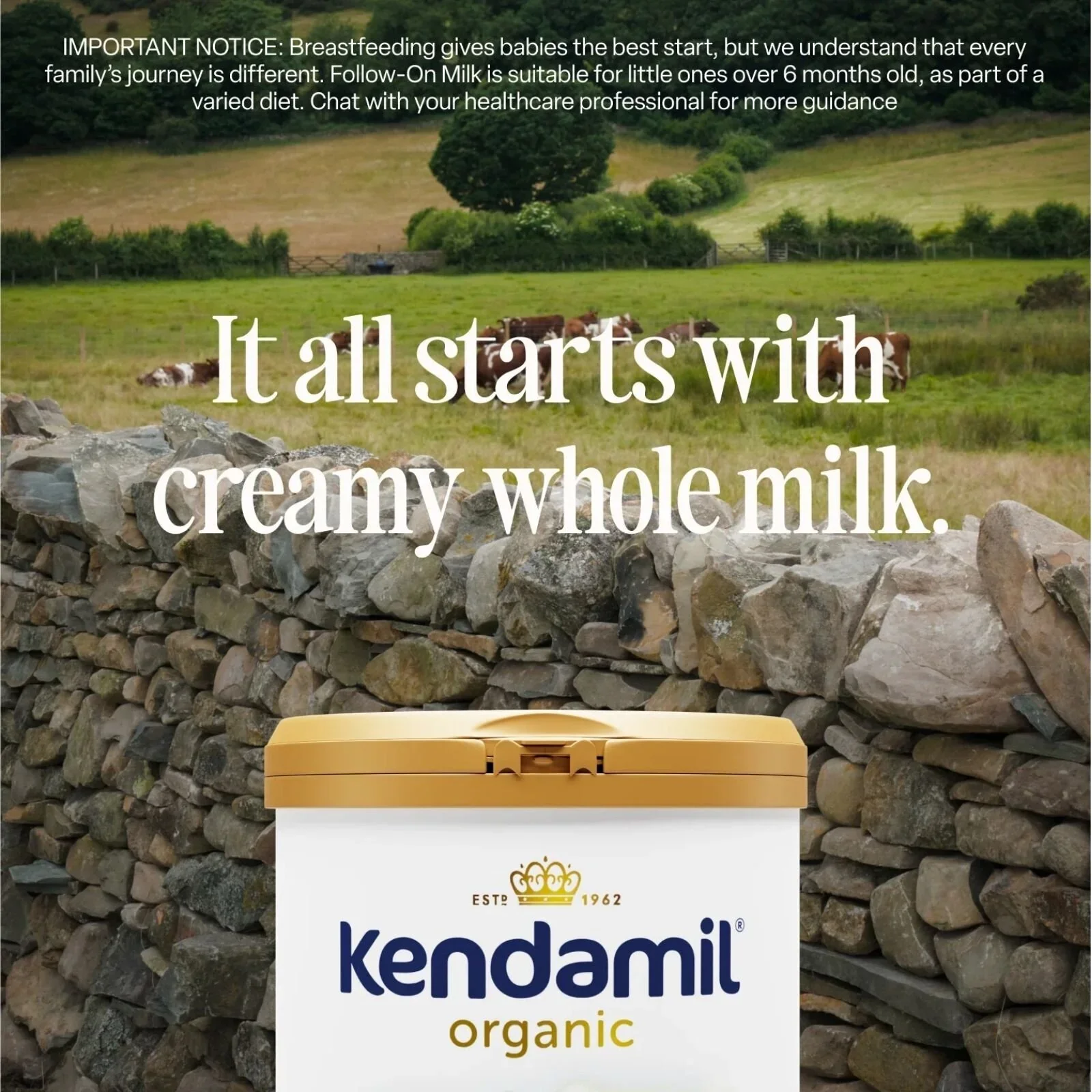 Kendamil Stage 3 Organic Infant Milk Formula 12-36 months 800g - Image 4