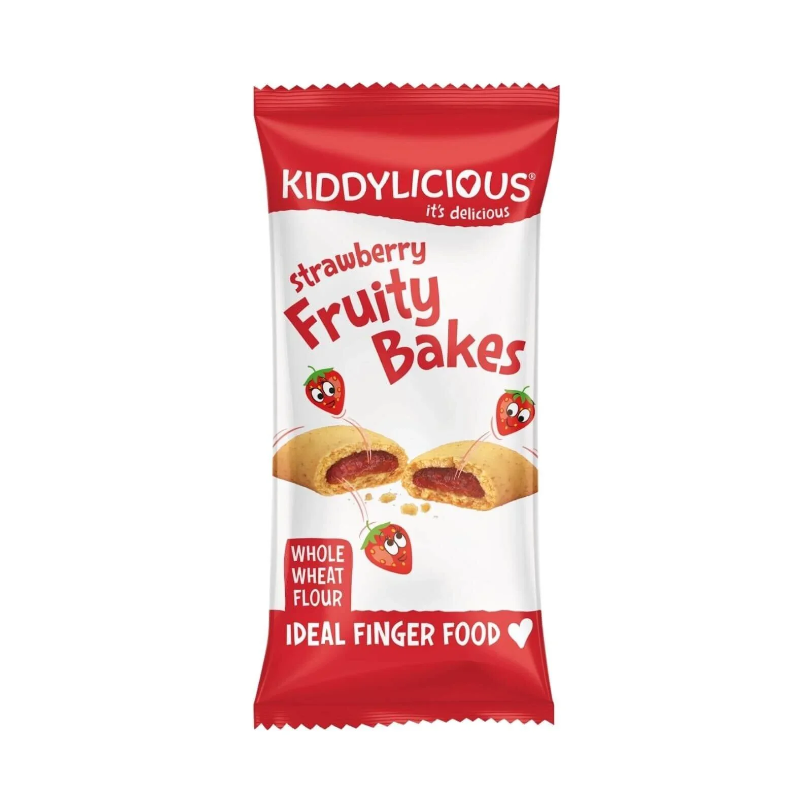 Kiddylicious Strawberry Fruity Bakes 12+ months 132g (6x22g) - Image 2