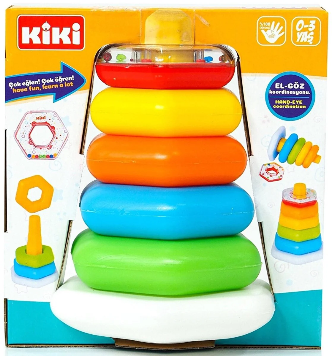 Kiki Rattle Hexagen Rings - Image 3