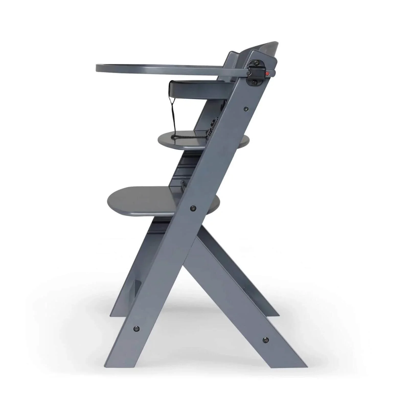 Kinderkraft Enock Wooden Highchair - Full Grey - Image 4