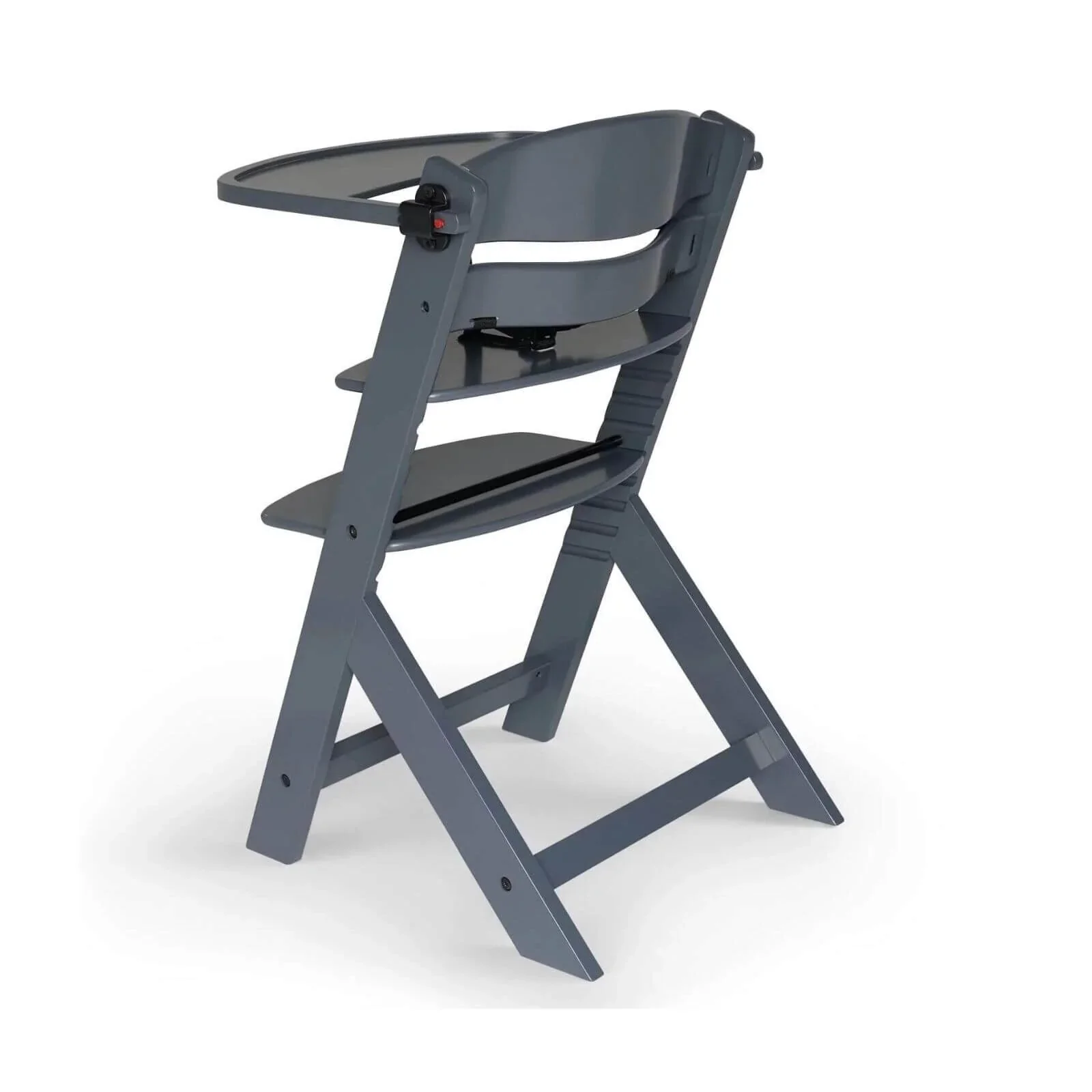 Kinderkraft Enock Wooden Highchair - Full Grey - Image 5
