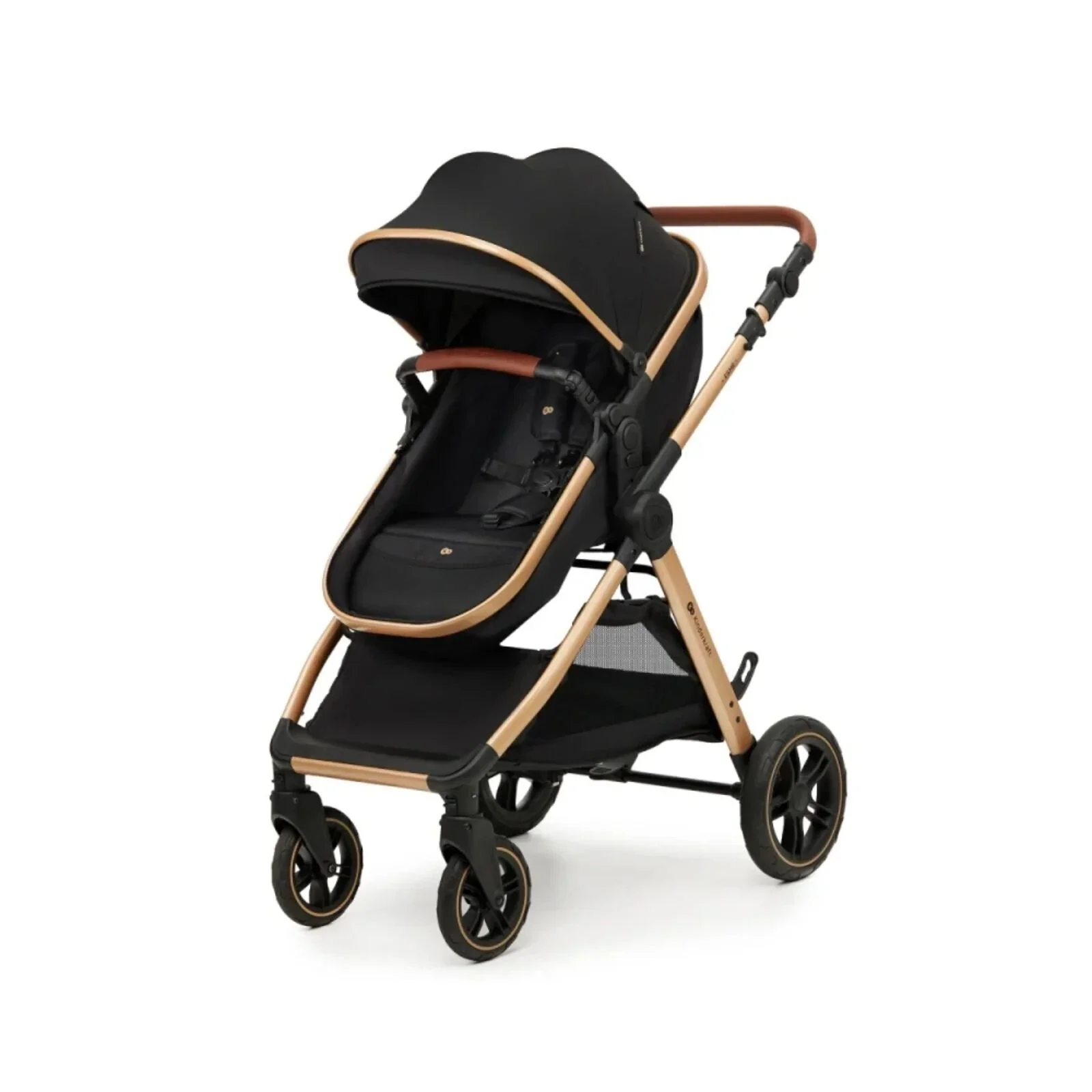 Kinderkraft Esme 3-in-1 Travel System with Mink Pro Car Seat - Pure Black - Image 5