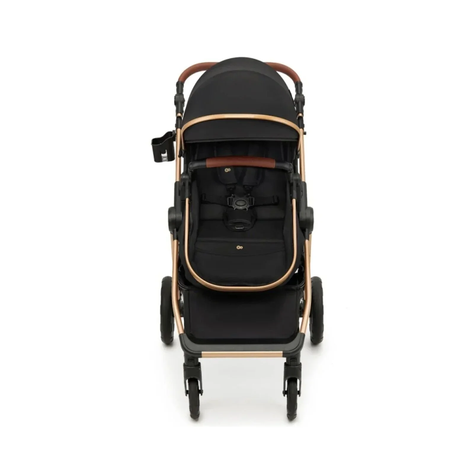 Kinderkraft Esme 3-in-1 Travel System with Mink Pro Car Seat - Pure Black - Image 7