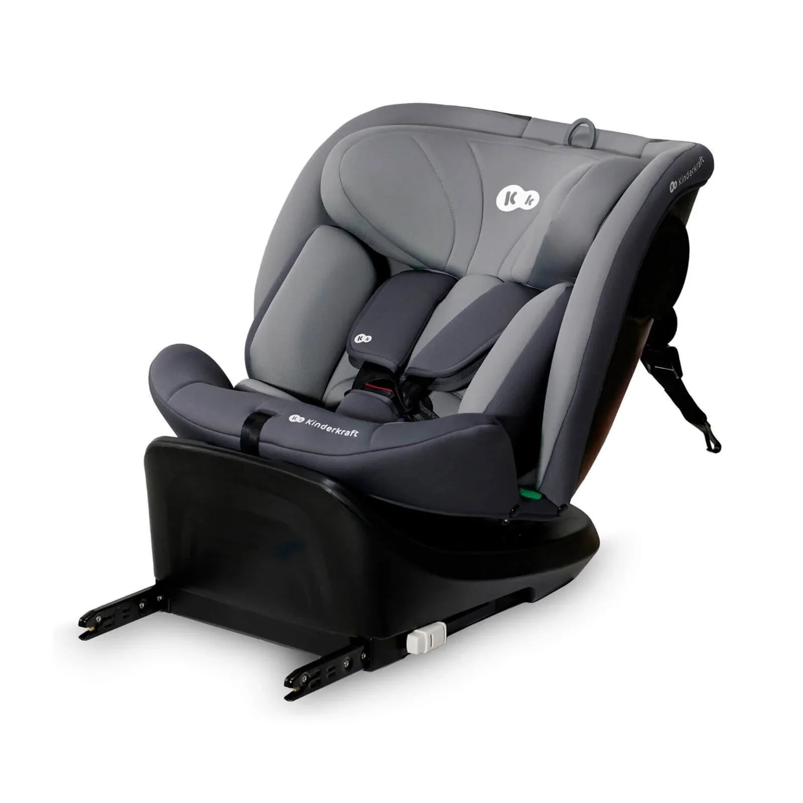 Kinderkraft i-Grow i-Size Car Seat (Birth to 12 Years) - Grey - Image 2