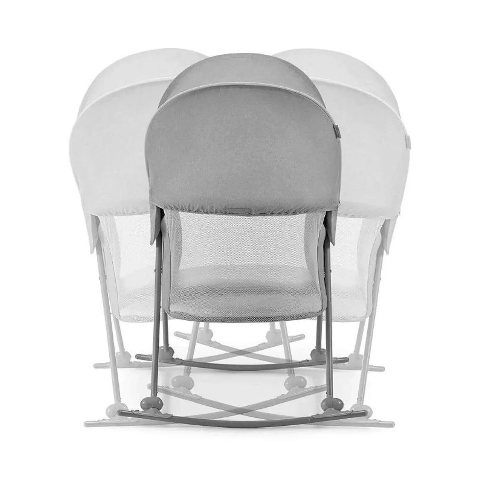 Kinderkraft Lovi 3-in-1 Baby Crib - Grey - Image 11