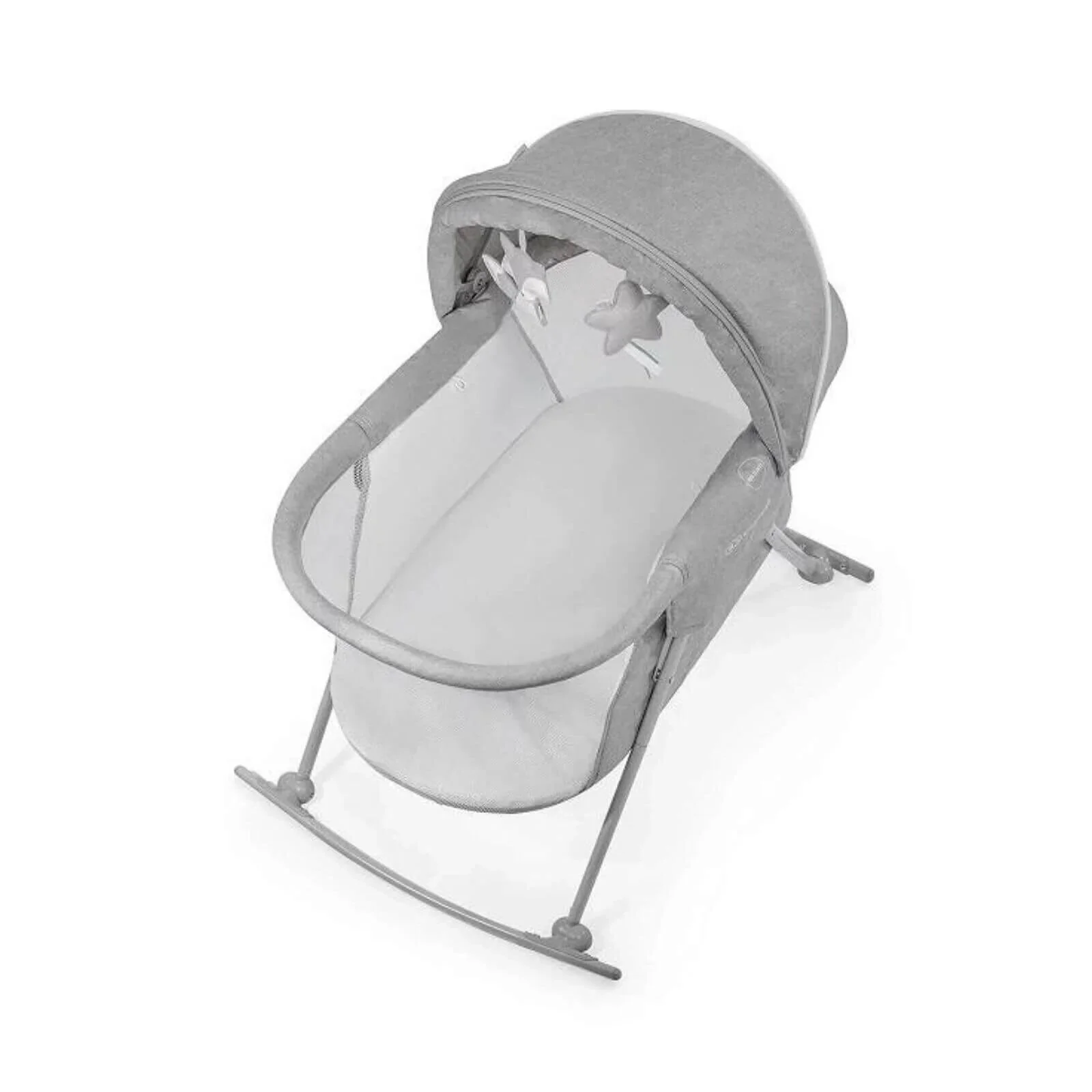 Kinderkraft Lovi 3-in-1 Baby Crib - Grey - Image 12