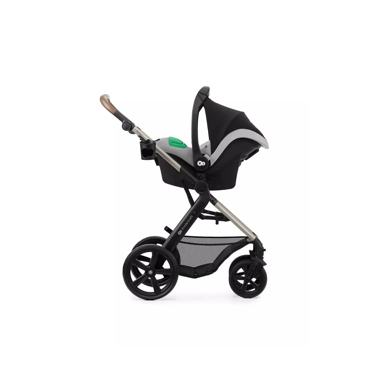 Kinderkraft Moov 2 3-in-1 Travel System - Grey - Image 12